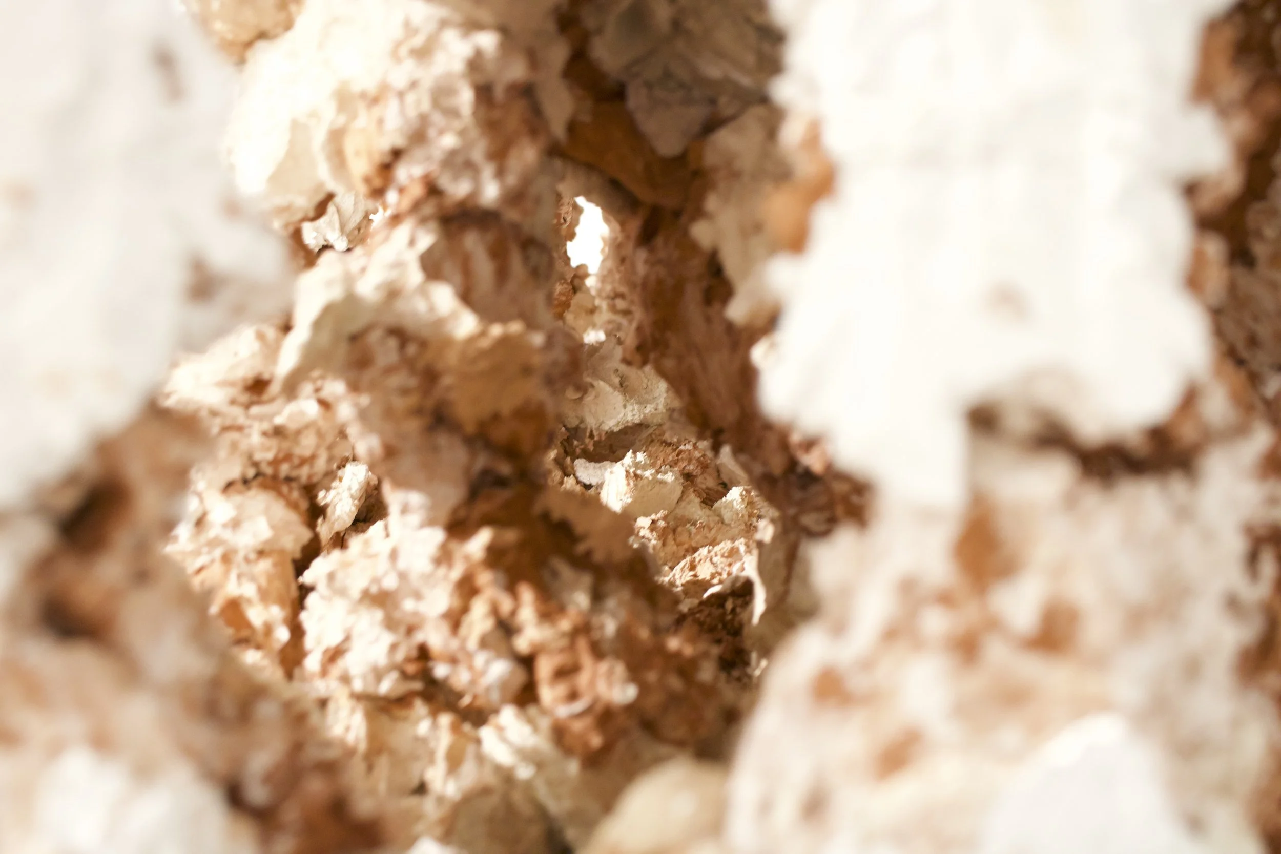 Exploring Cavernous Blocks of Stagnation
(2026)
- Terracotta, Stoneware, and Porcelain - 
18” x 36” x 11”