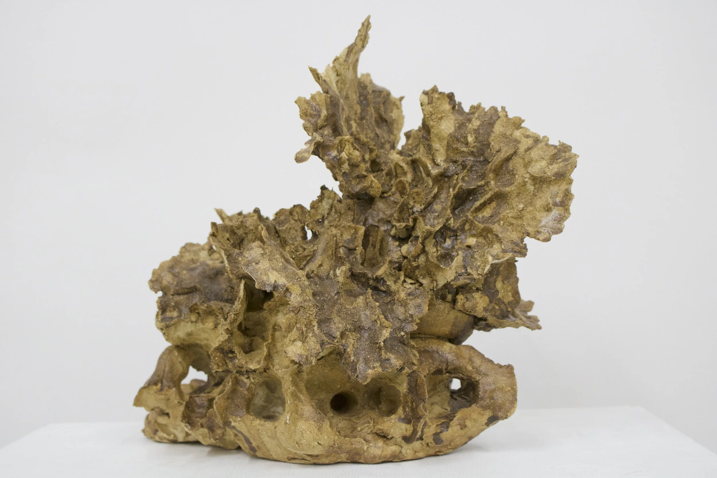 Emotional Landscape 1
(2025)
- Stoneware, glazed with found Chicago clay - 
15” x 13” x 15”