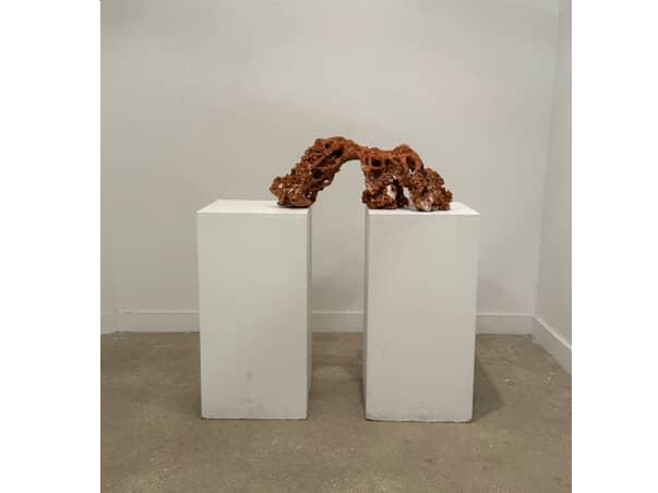 Bridge
(2025)
- Terracotta and Stoneware - 
40” x 13” x 18”