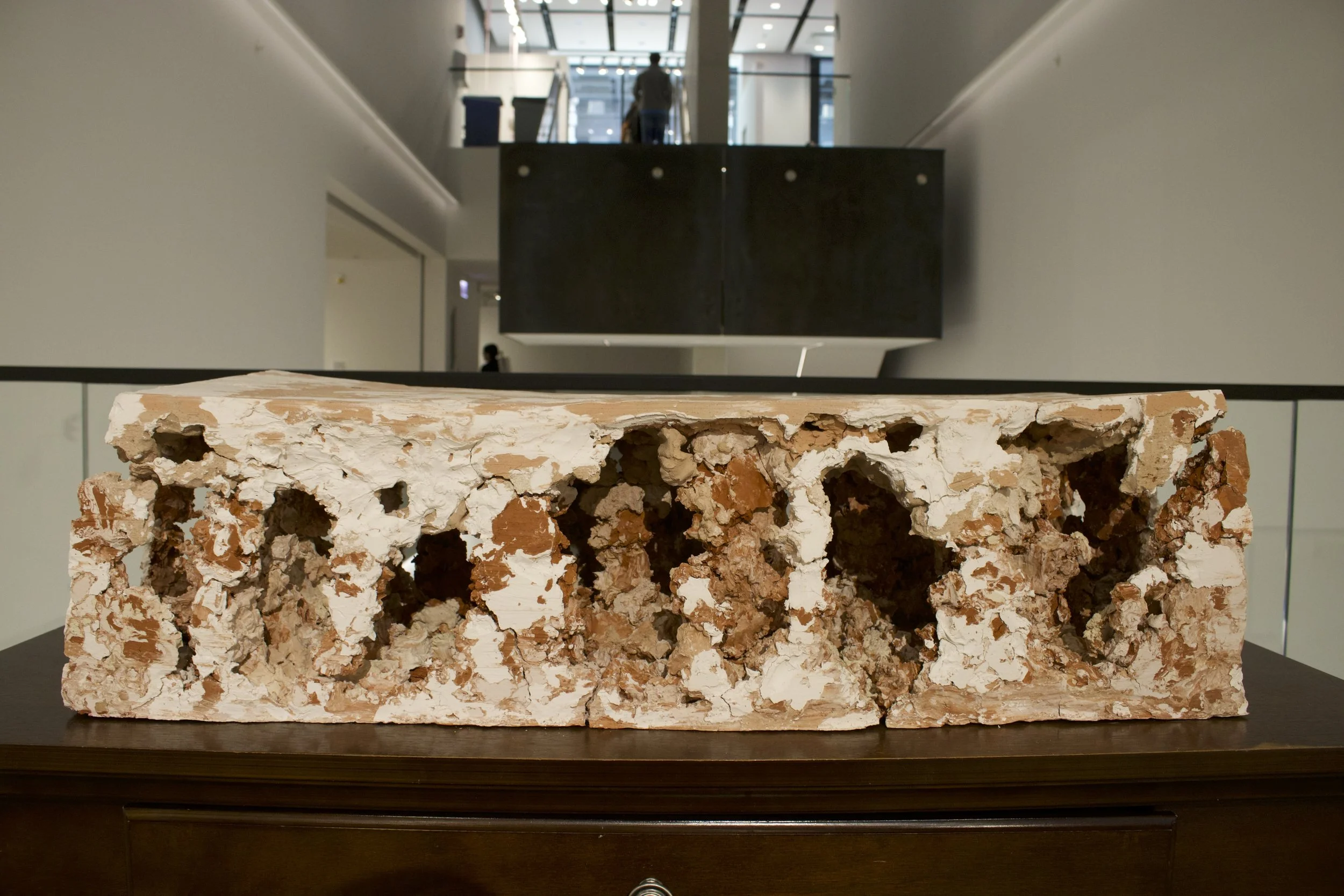 Exploring Cavernous Blocks of Stagnation
(2026)
- Terracotta, Stoneware, and Porcelain - 
18” x 36” x 11”