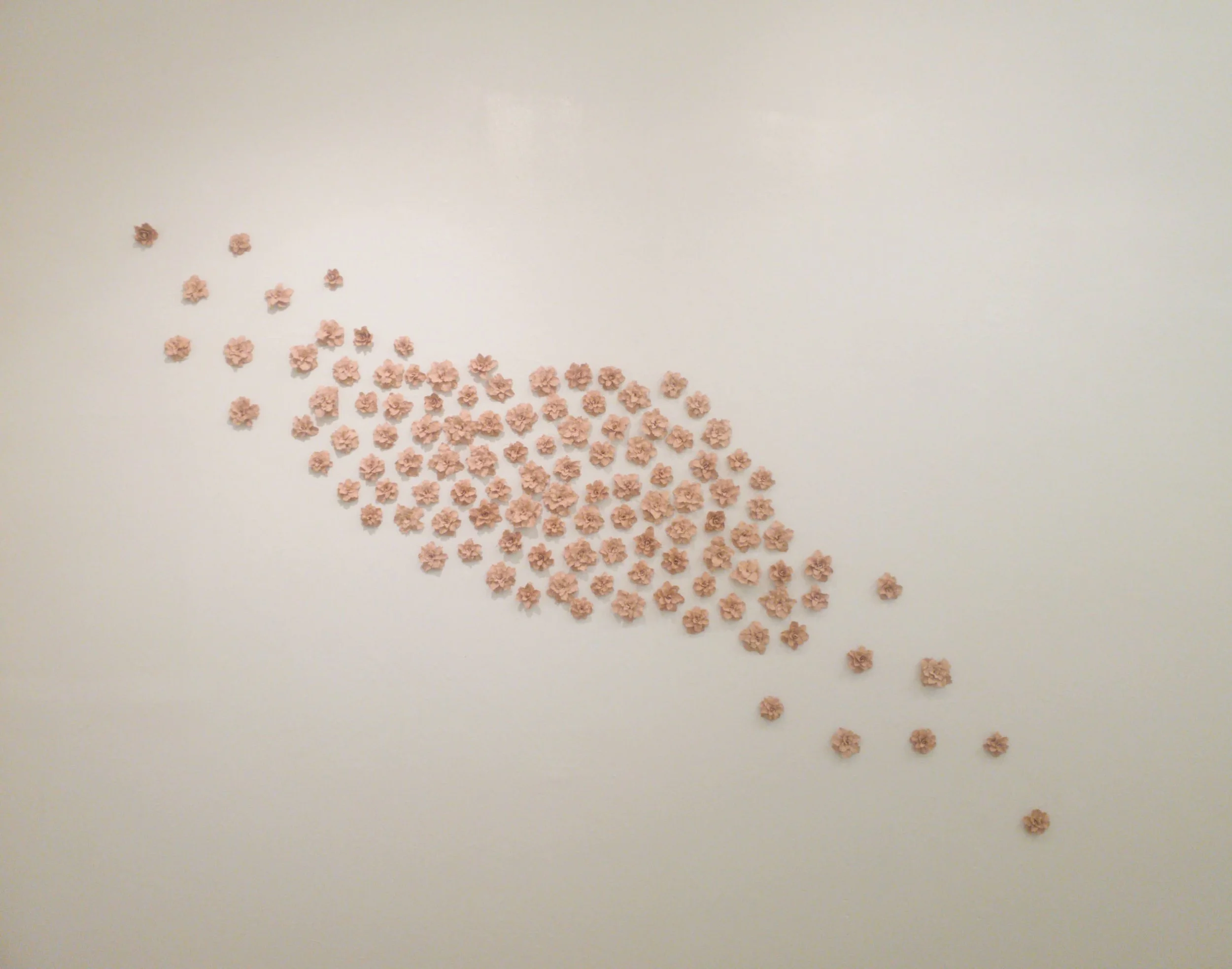 An Arrival
(2024)
- Bisqued Stoneware - 
9’ x 6’