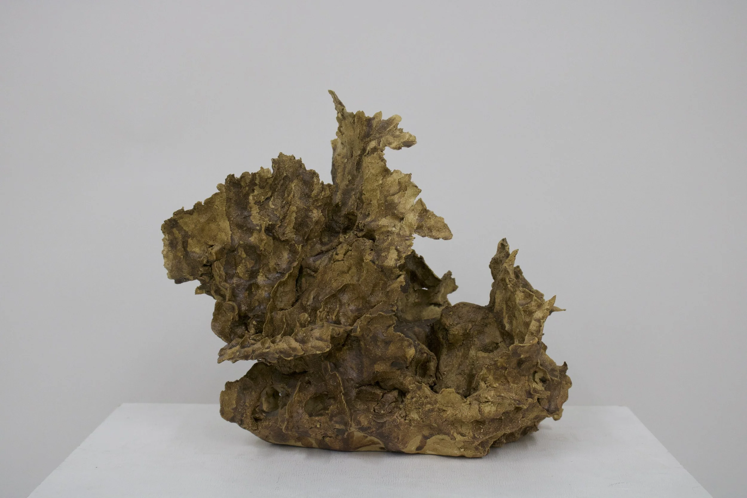 Emotional Landscape 1
(2025) - Detail
- Stoneware, glazed with found Chicago clay - 
15” x 13” x 15”