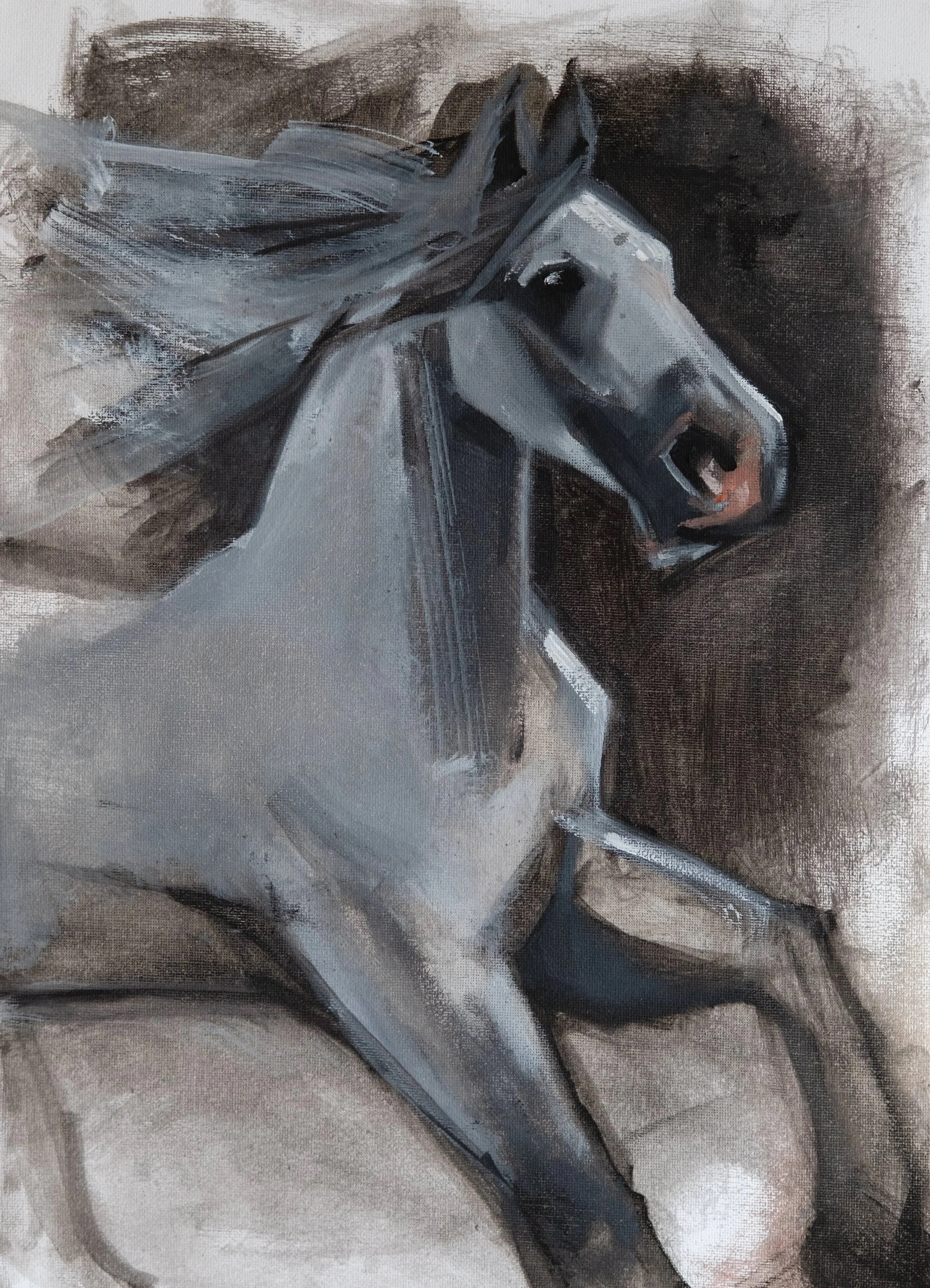 horse number 1, 2026, Oil on canvas