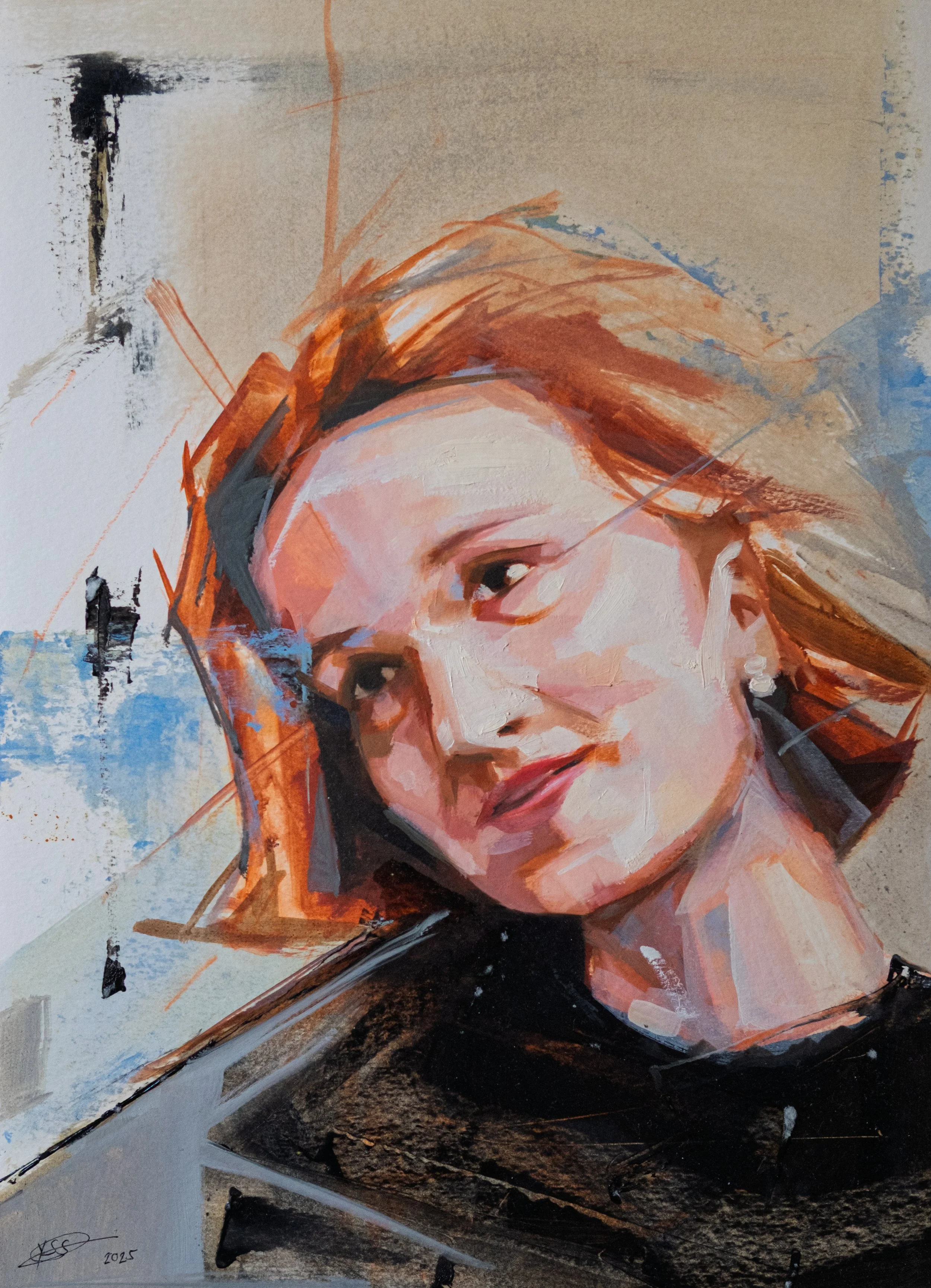 Mother, 2025, oil on paper