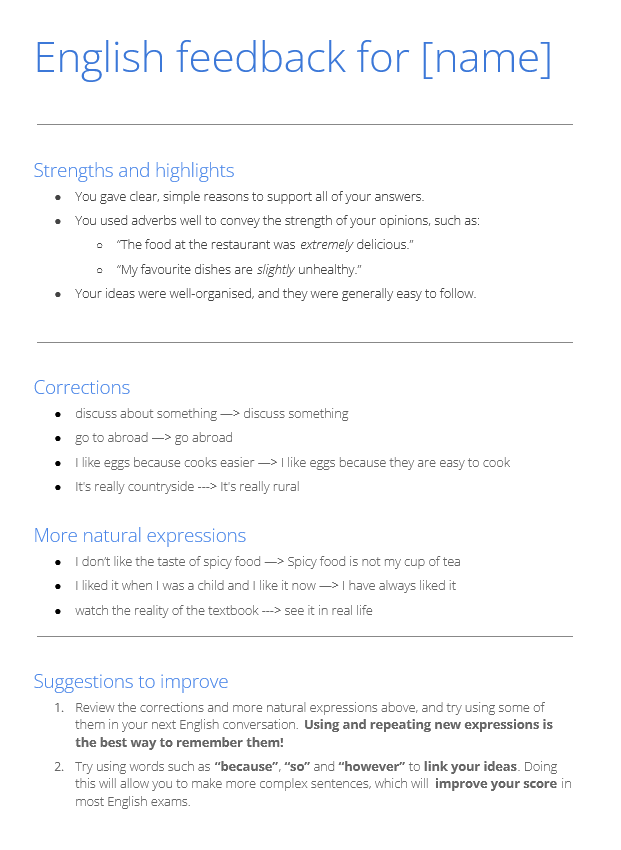 Wrriten English feedback example.png