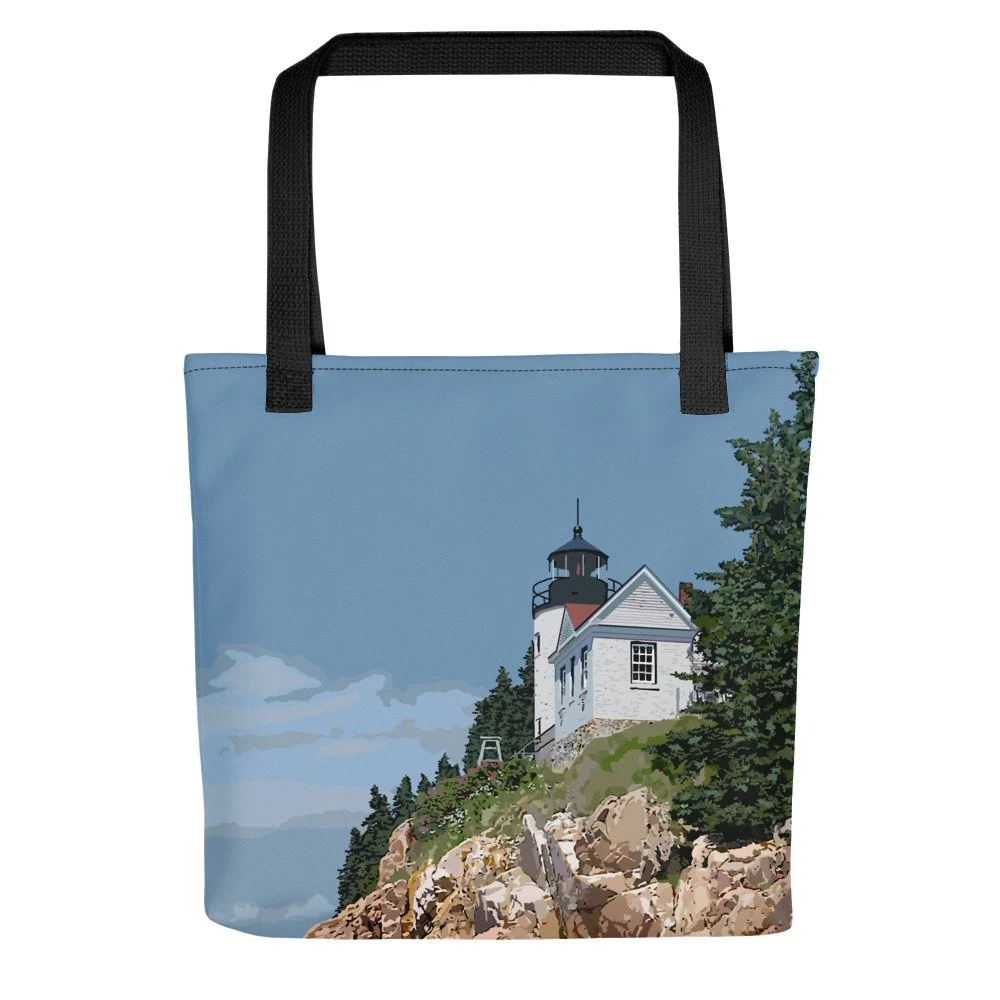 Bass Harbor Head Light Tote