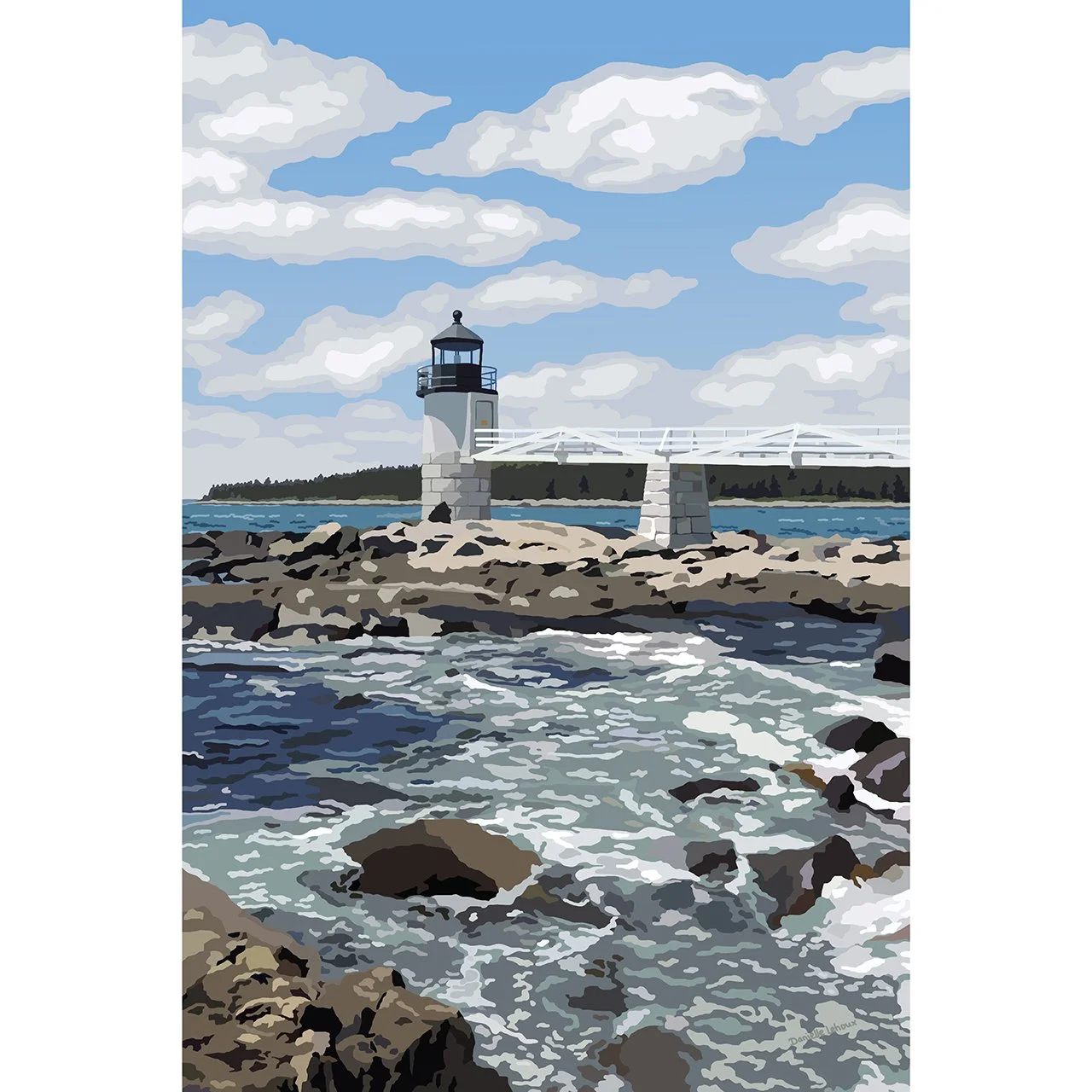 Marshall Point Light, Port Clyde Maine Print