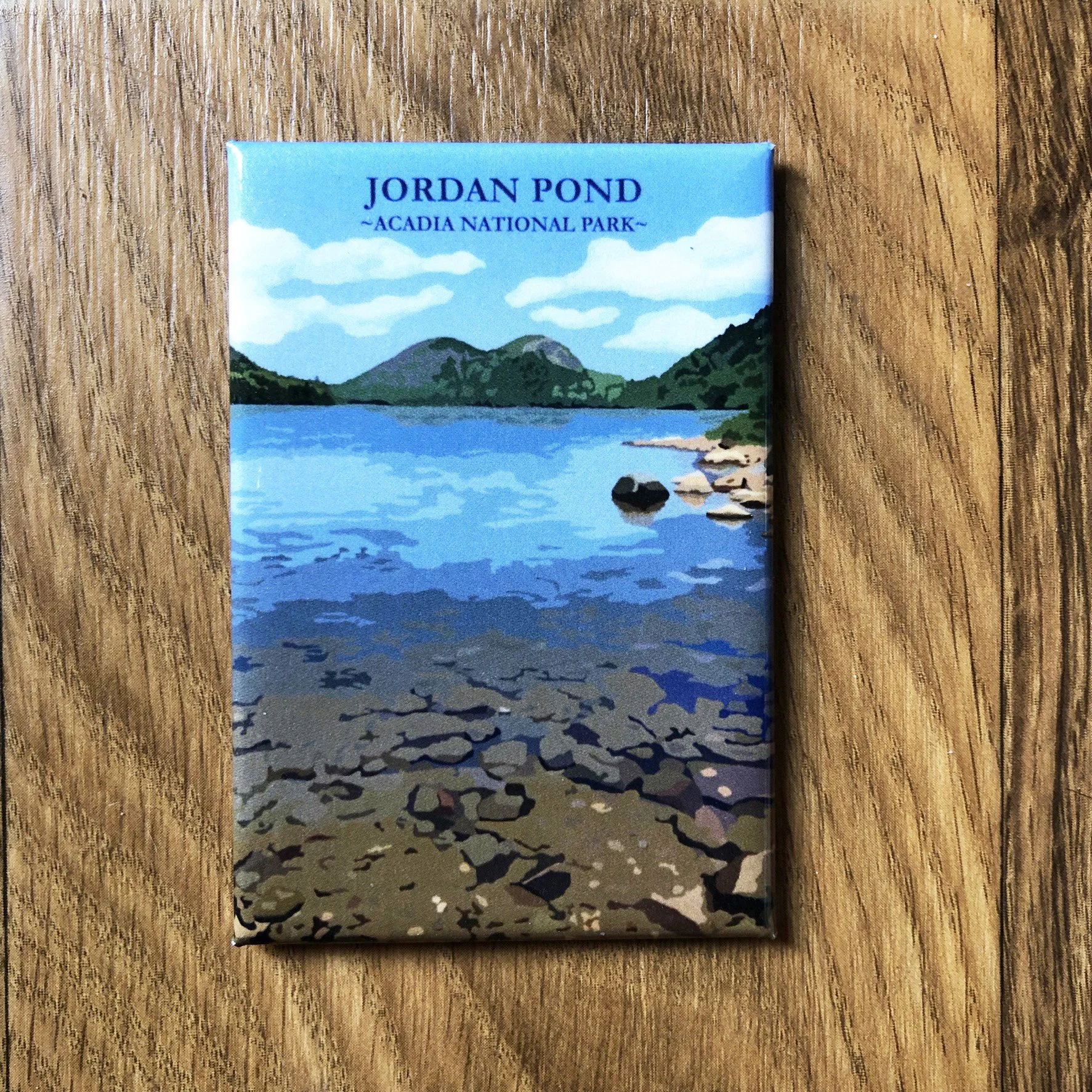 Jordan Pond, Acadia National Park | 2x3" Glossy Durable Fridge Magnet