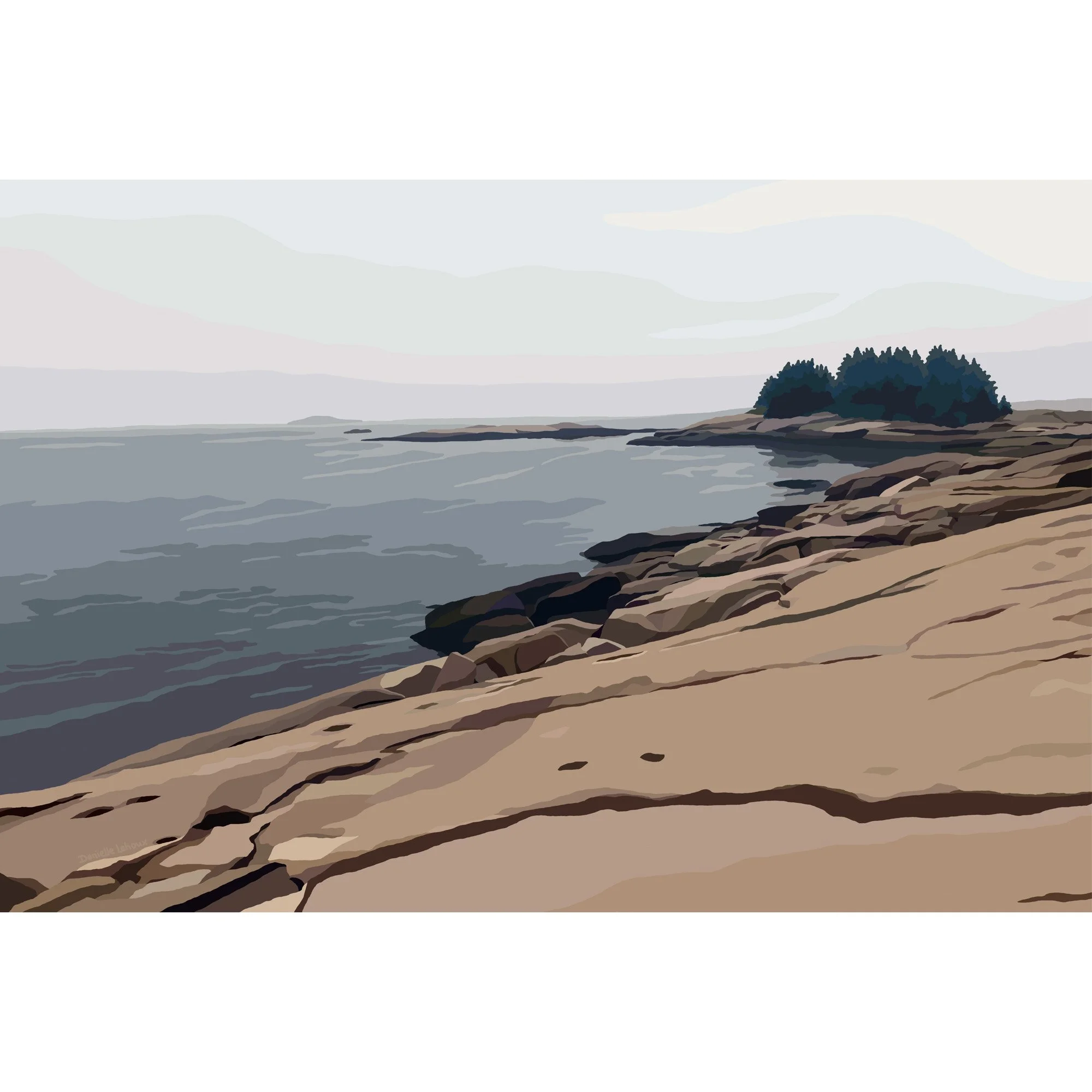 Great Wass Island, Beals Maine Print