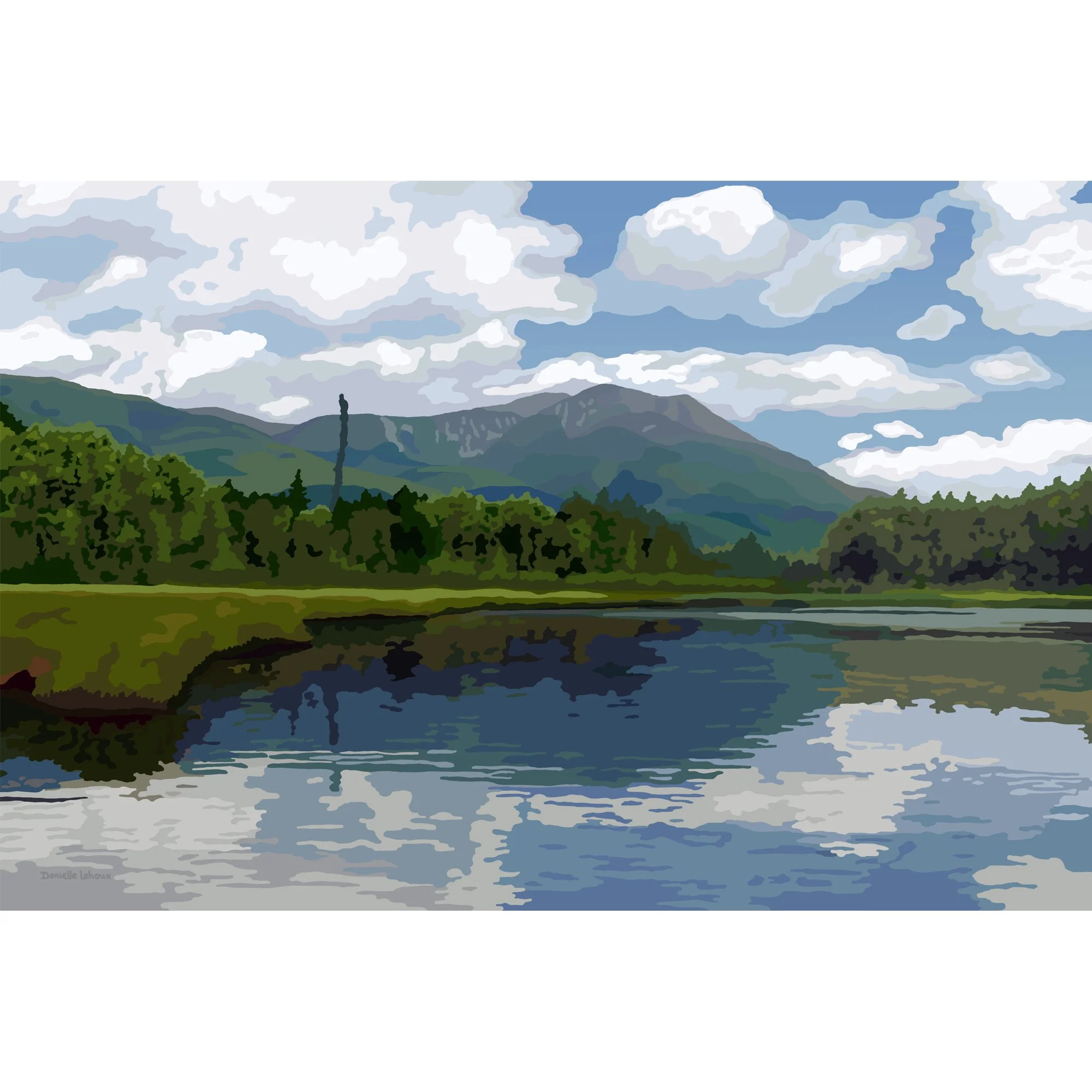 Mount Katahdin, Baxter State Park Print