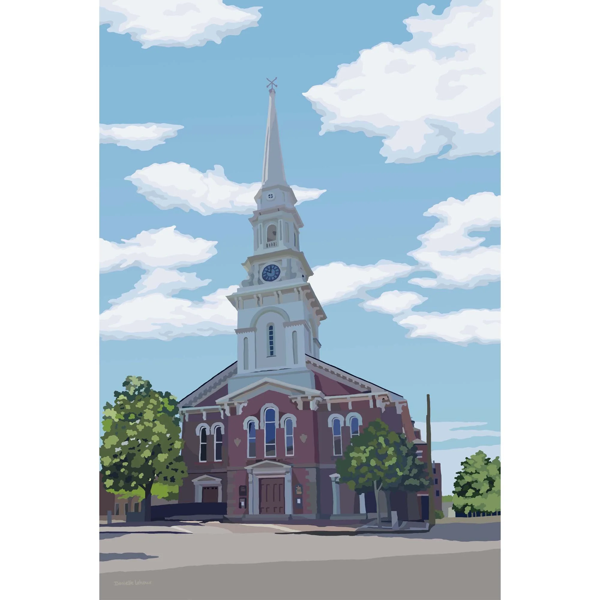 North Church, Portsmouth New Hampshire Print