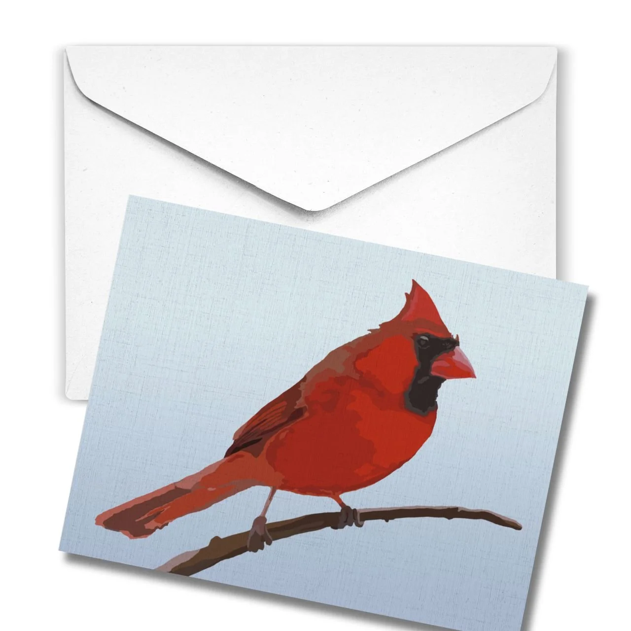Northern Cardinal | Linen Note Card