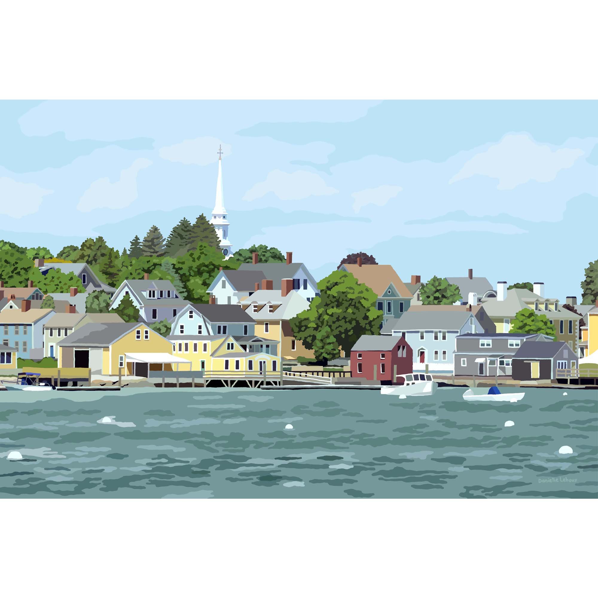 South End, Portsmouth New Hampshire Print