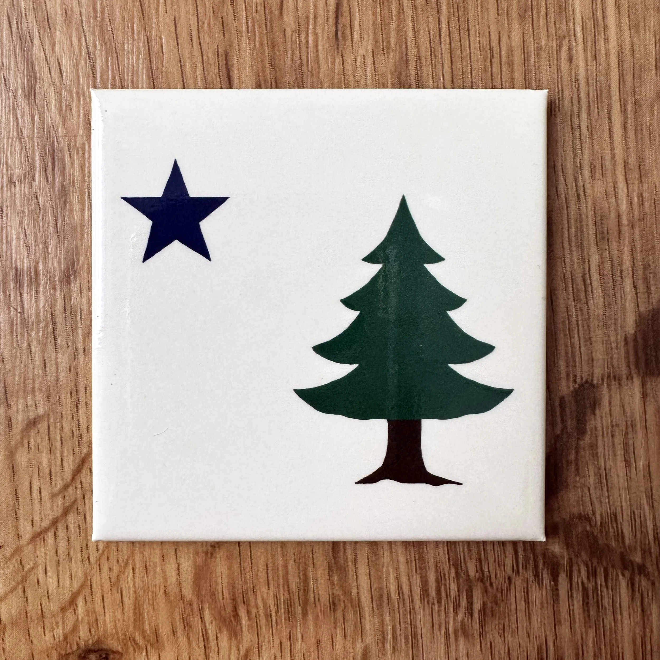 Maine Flag  | 2.5x2.5" Glossy Durable Fridge Magnet