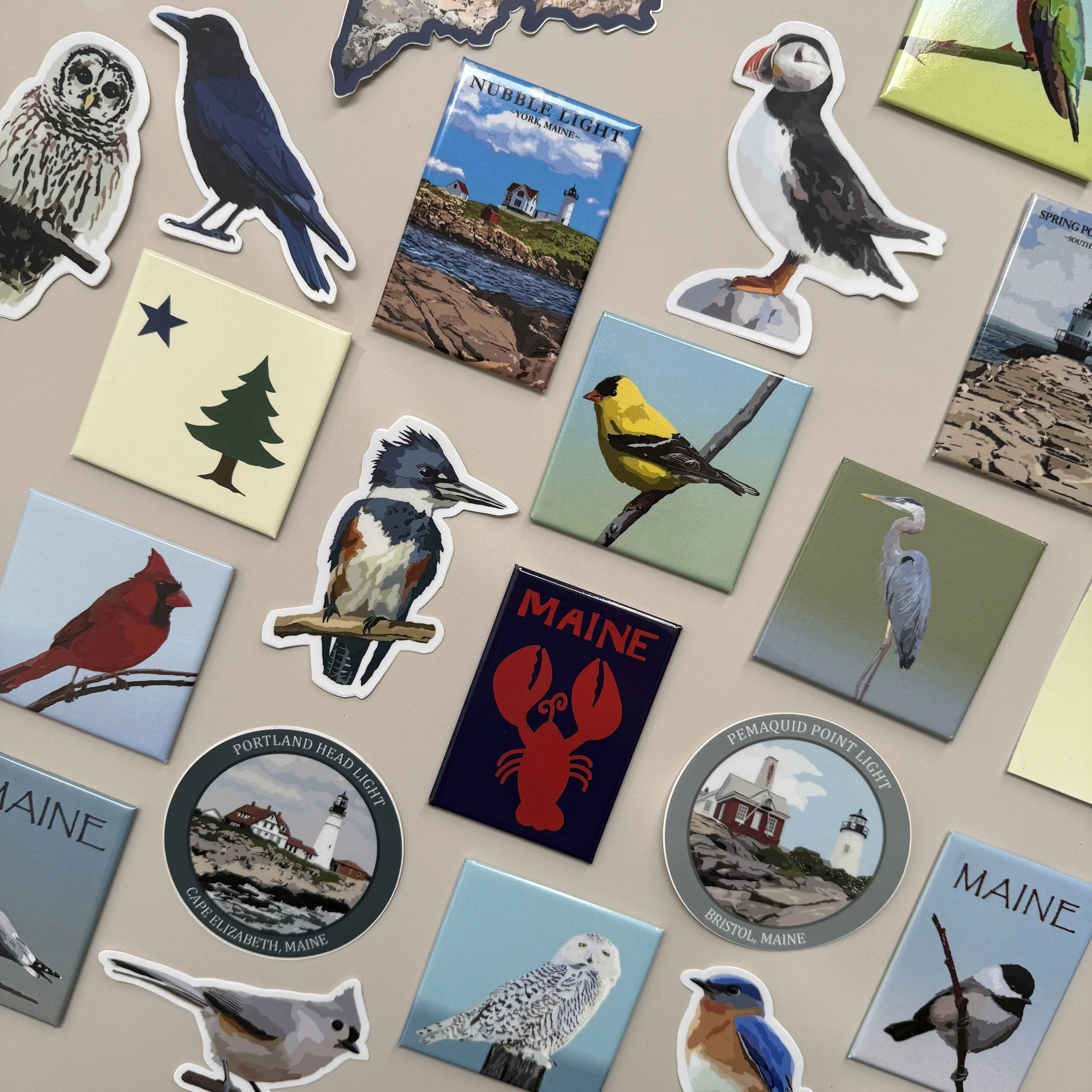 Stickers and Magnets