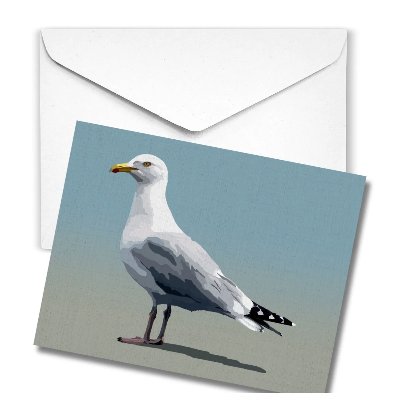 Herring Gull | Linen Note Card