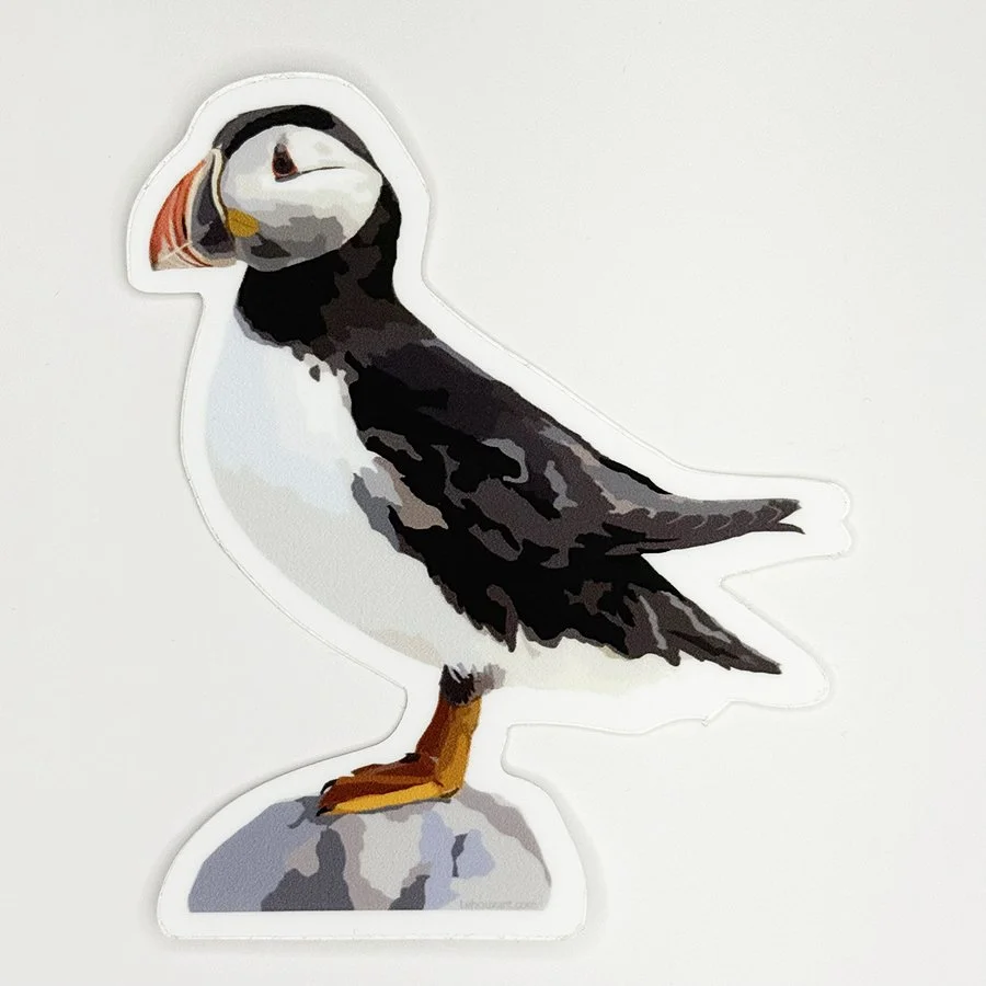 Atlantic Puffin Vinyl Decal, Waterproof & UV-Resistant