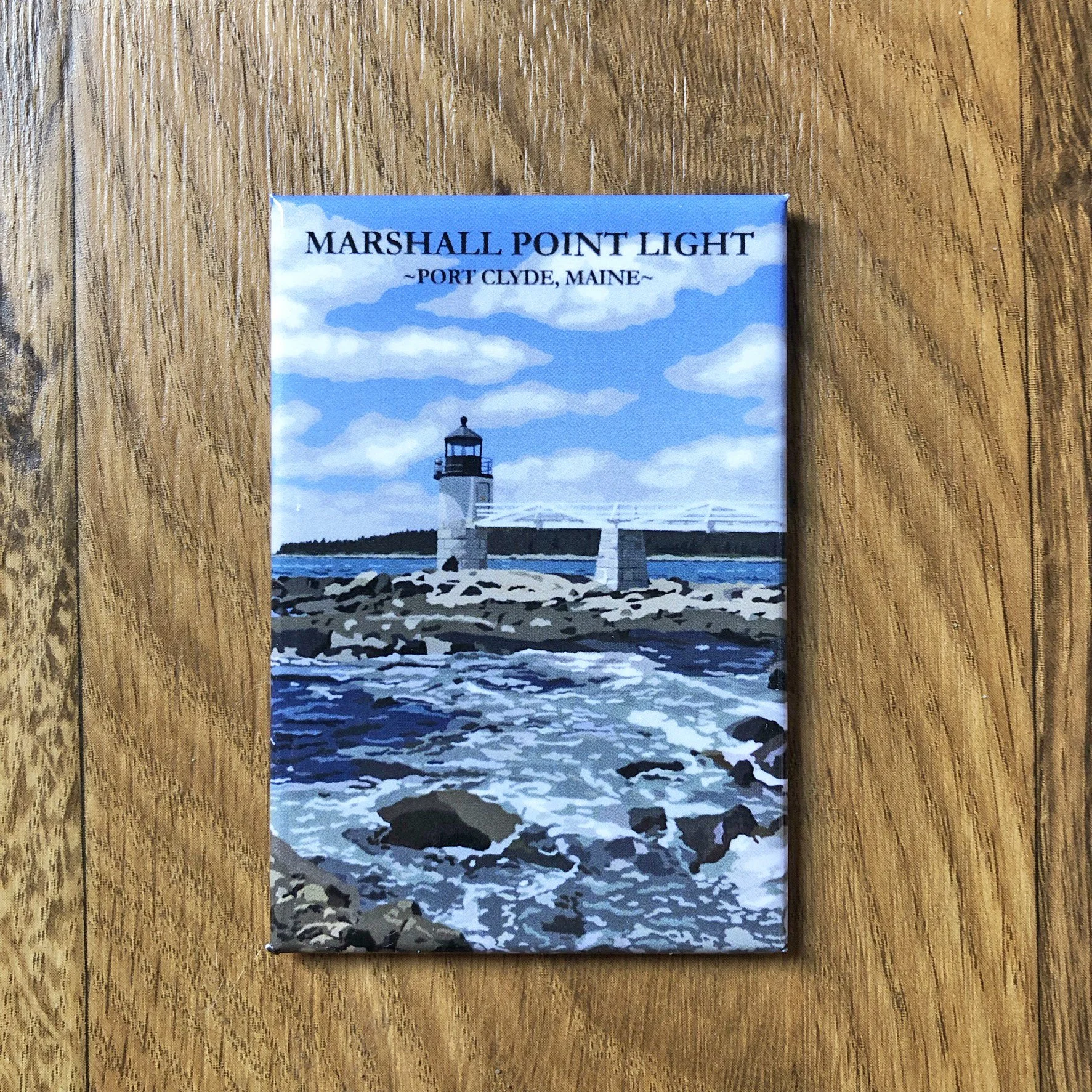 Marshall Point, Port Clyde, Maine | 2x3" Glossy Durable Fridge Magnet