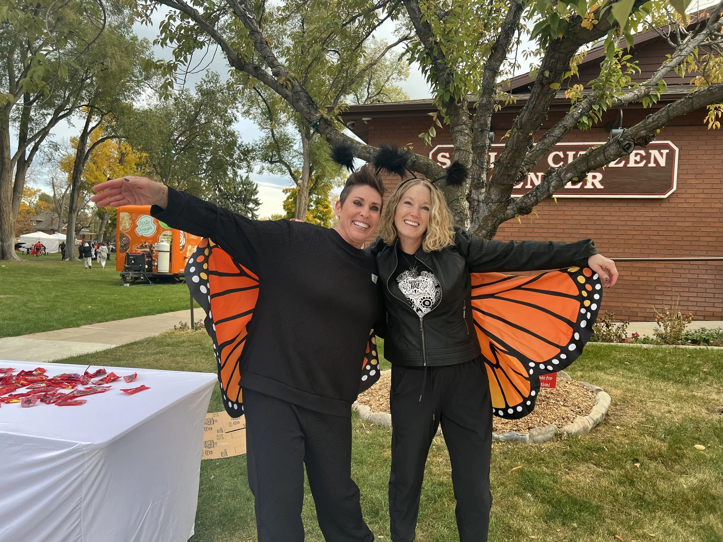 One of my favorite activities? Trick-or-treating on Main, of course! 🎃