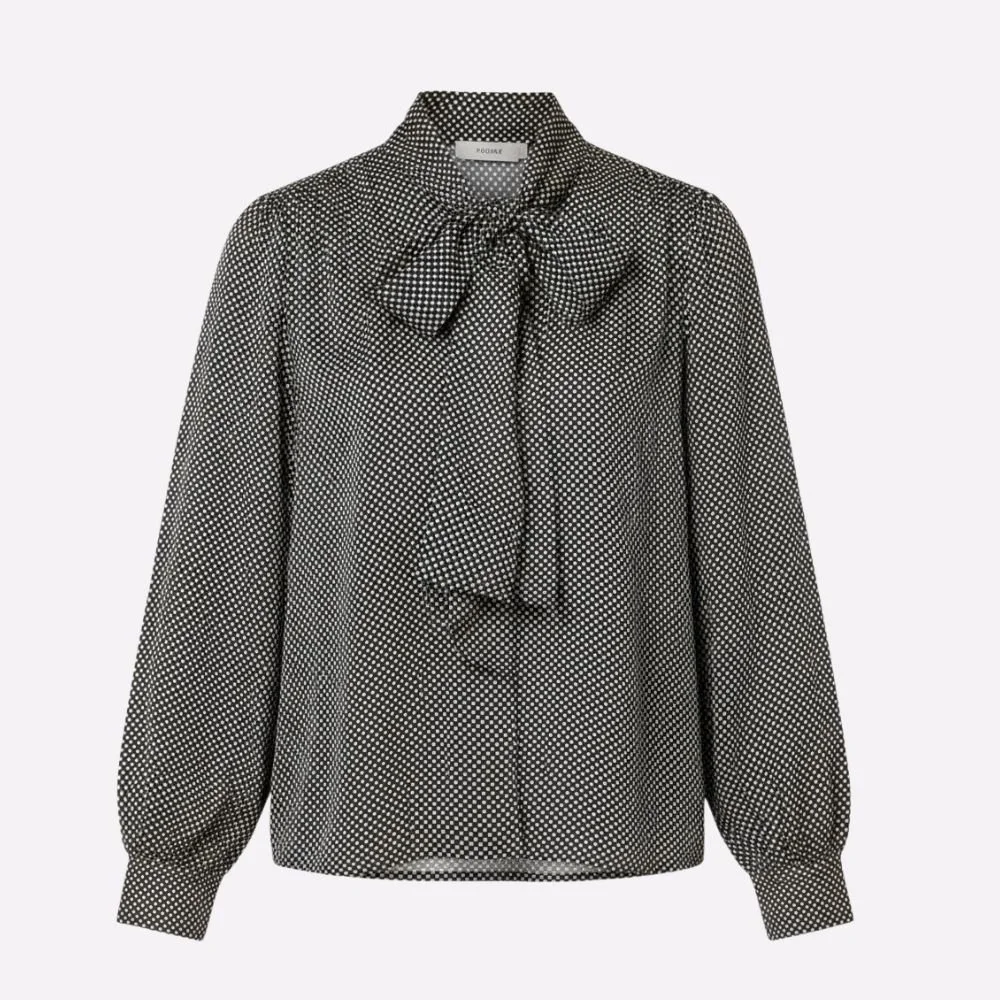 Dark Bow Blouse