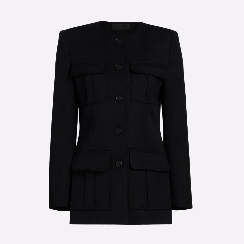 Single-Breasted Longline Blazer