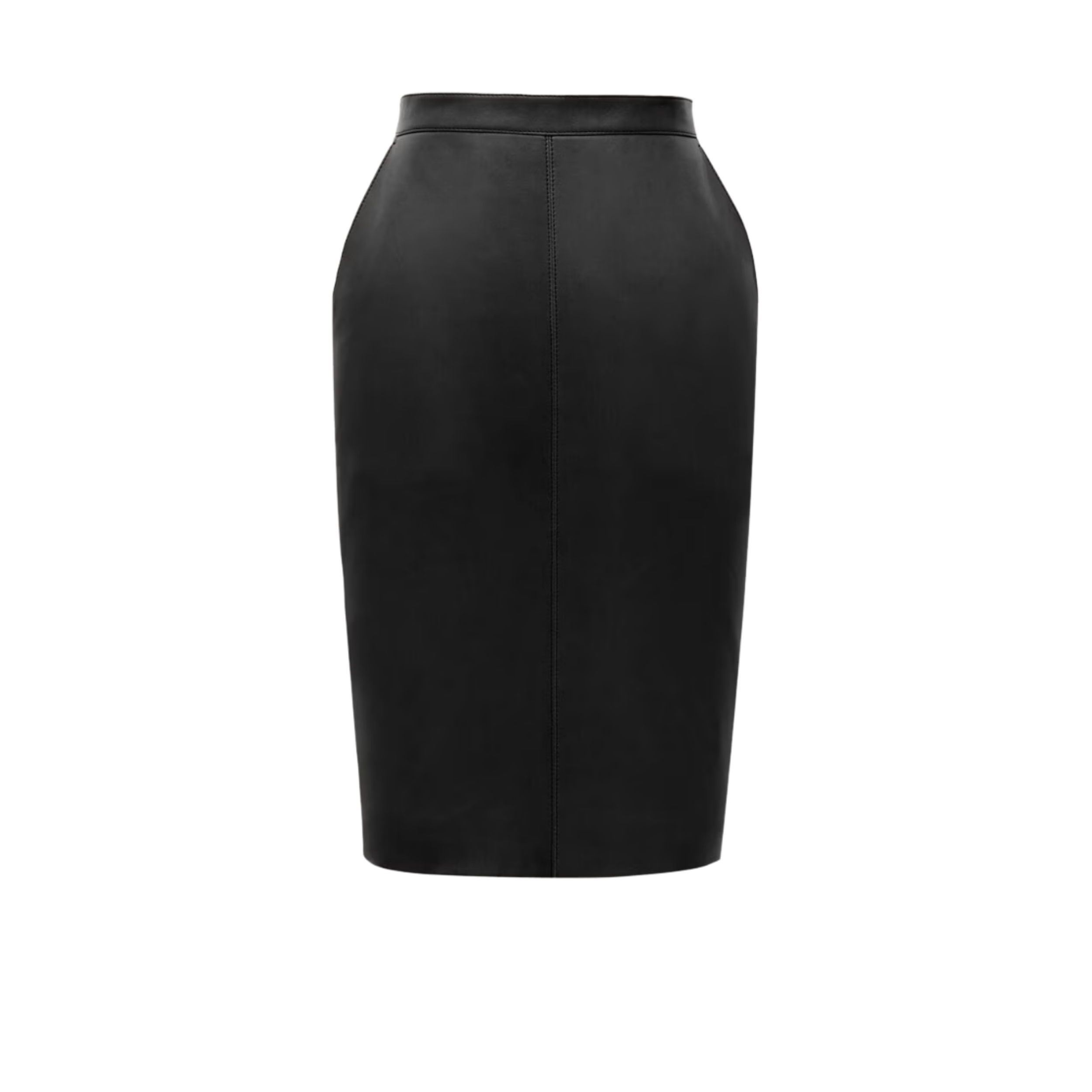 Saint LAurent leather pencil skirt.png