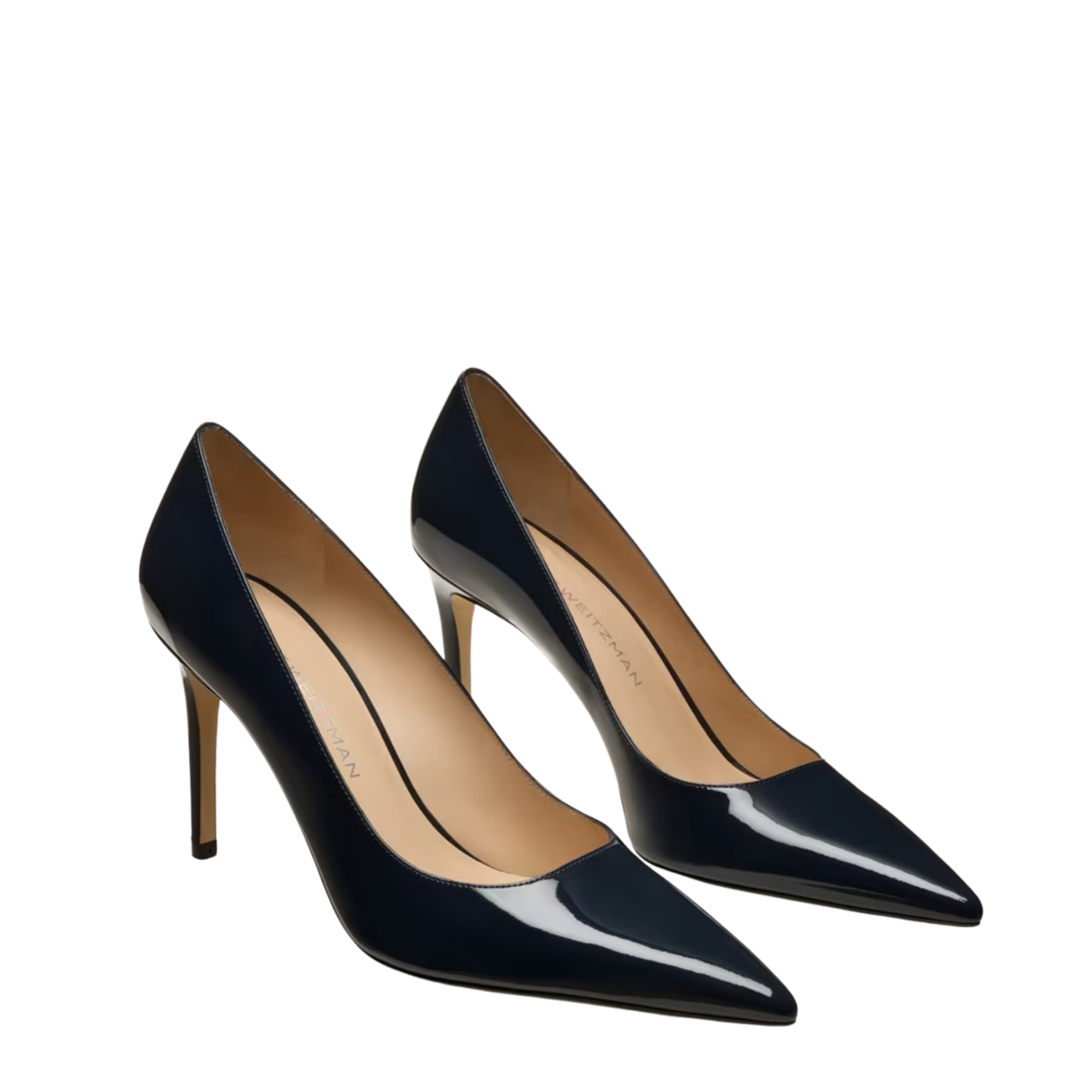 Stuart Weitzman Power Pump 85 navy $495.00.png
