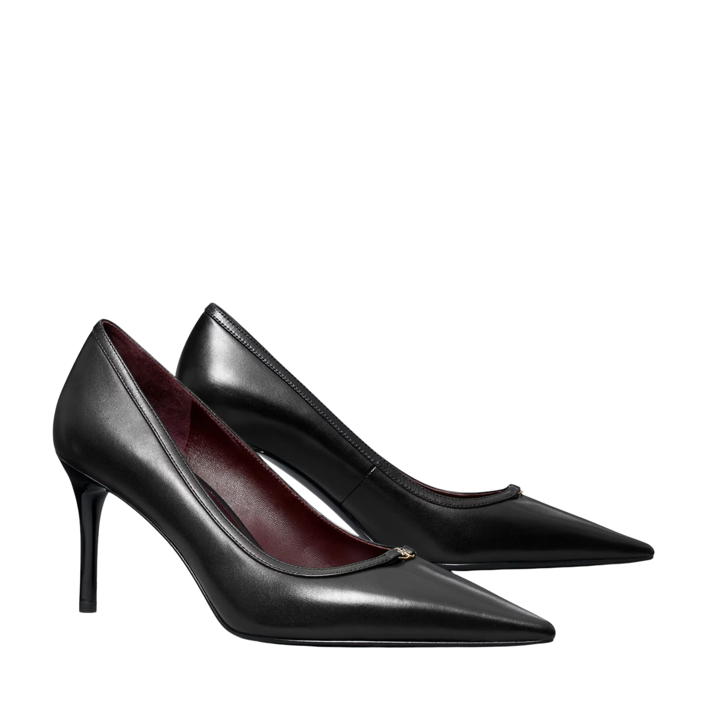 Tory burch DOUBLE T BUCKLE PUMP 80m black $325.png