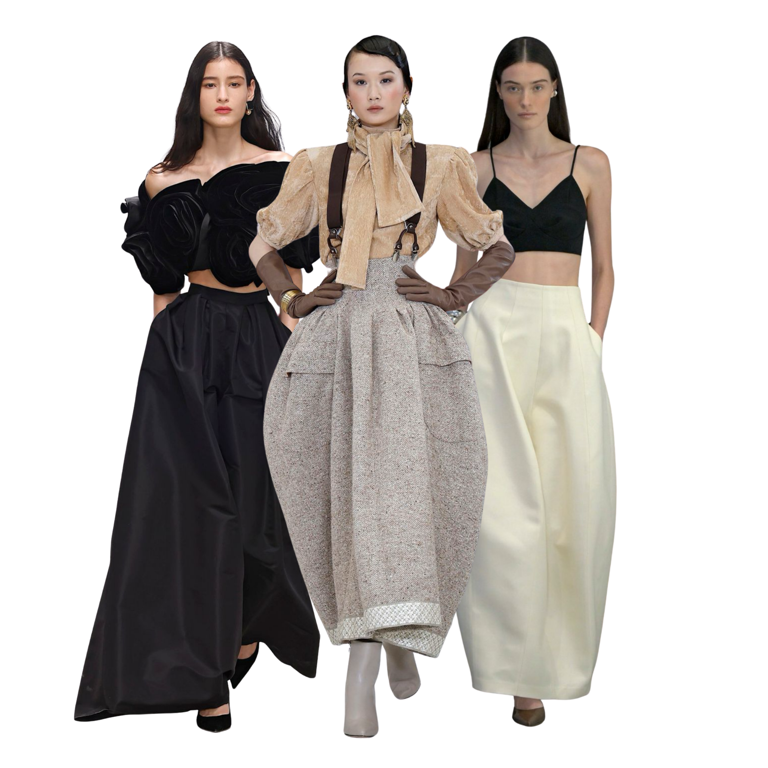 Voluminous Midi Skirt