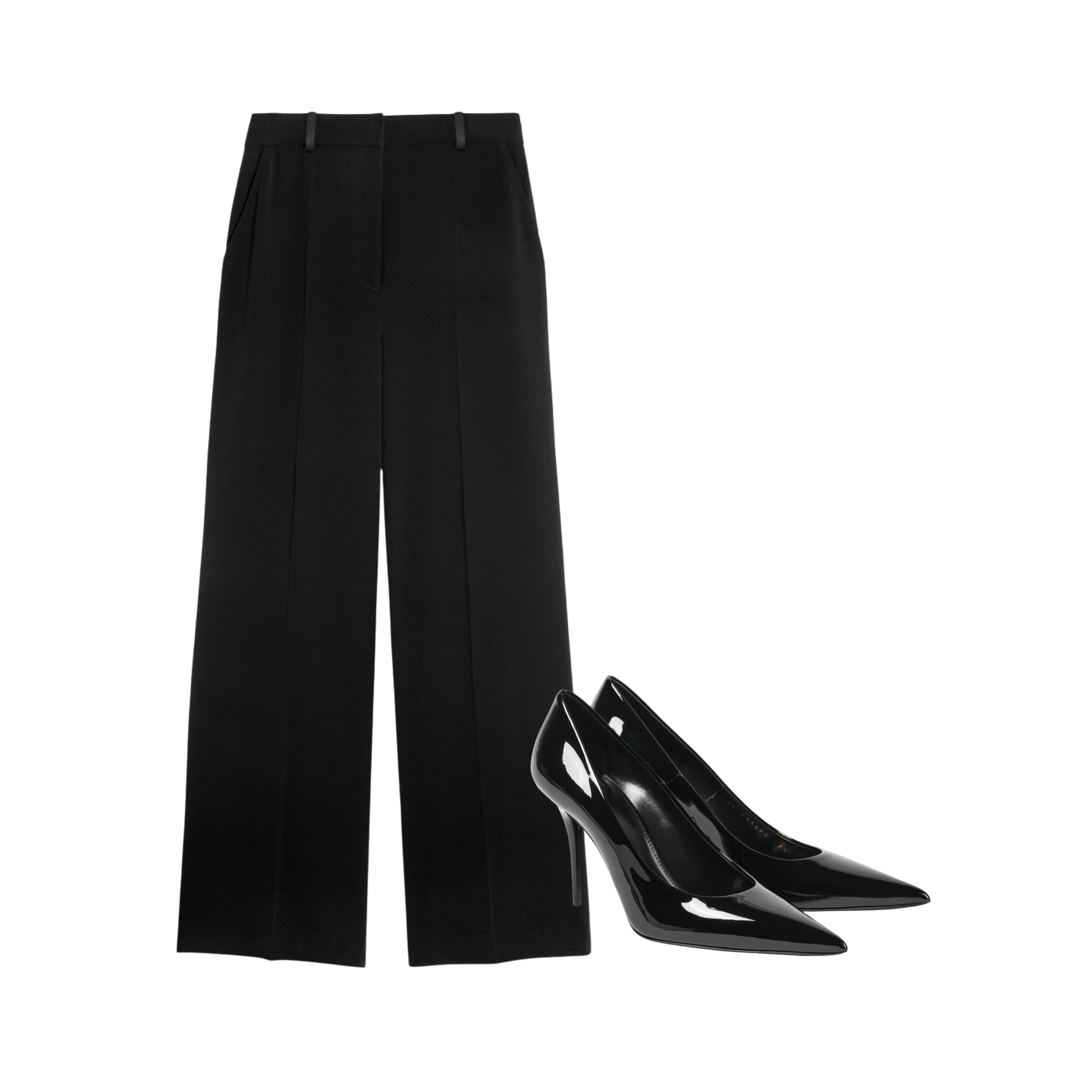 Wide Leg Pants + Pumps