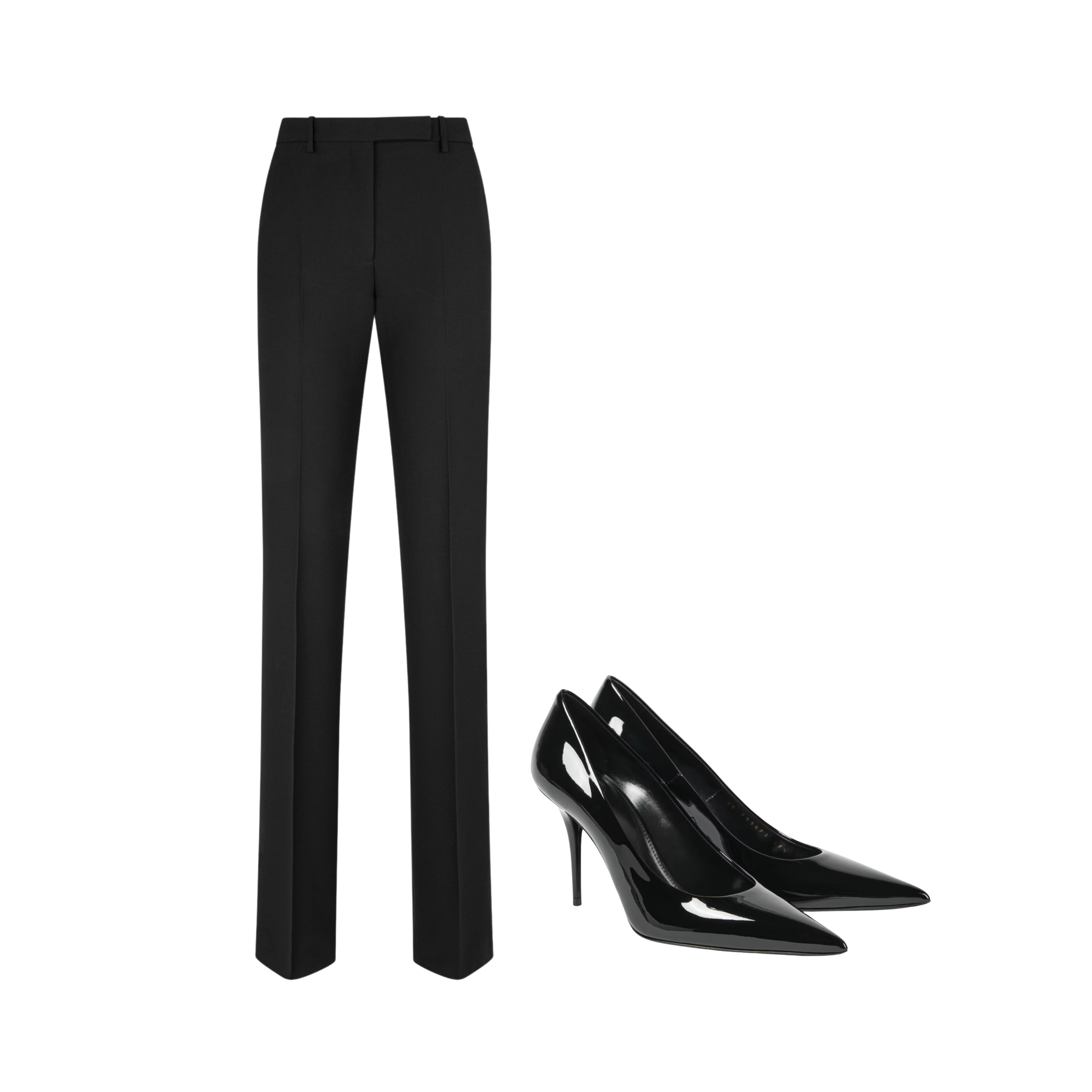 Straight Leg Pants + Pumps