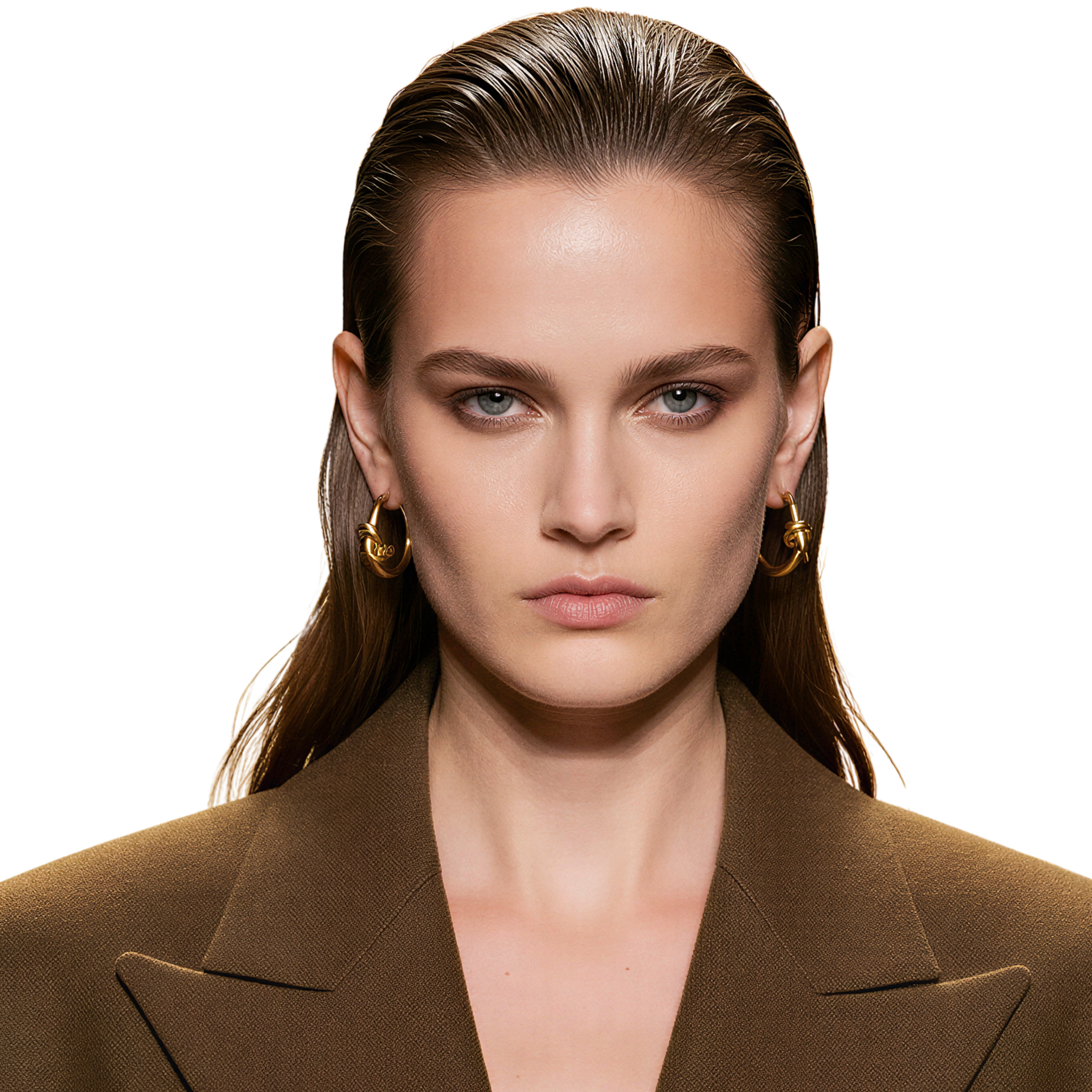 The Knotted Gold Hoop