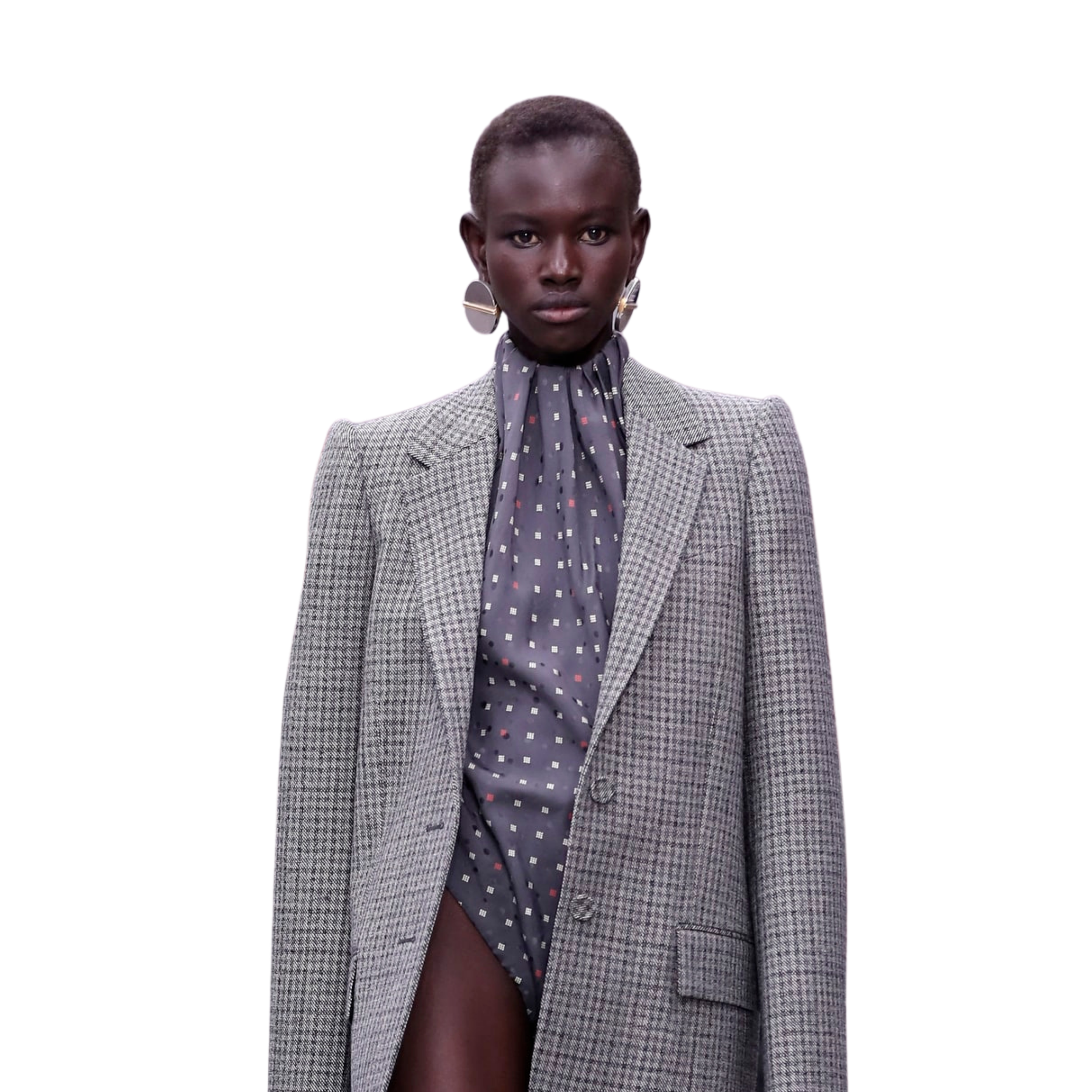 The Dark Polka Dot Blouse