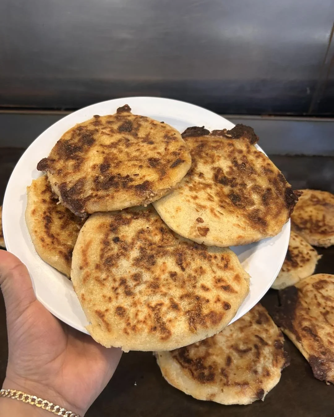 Fresh Pupusas at Avispa Food Mart & Deli in Nyack, NY