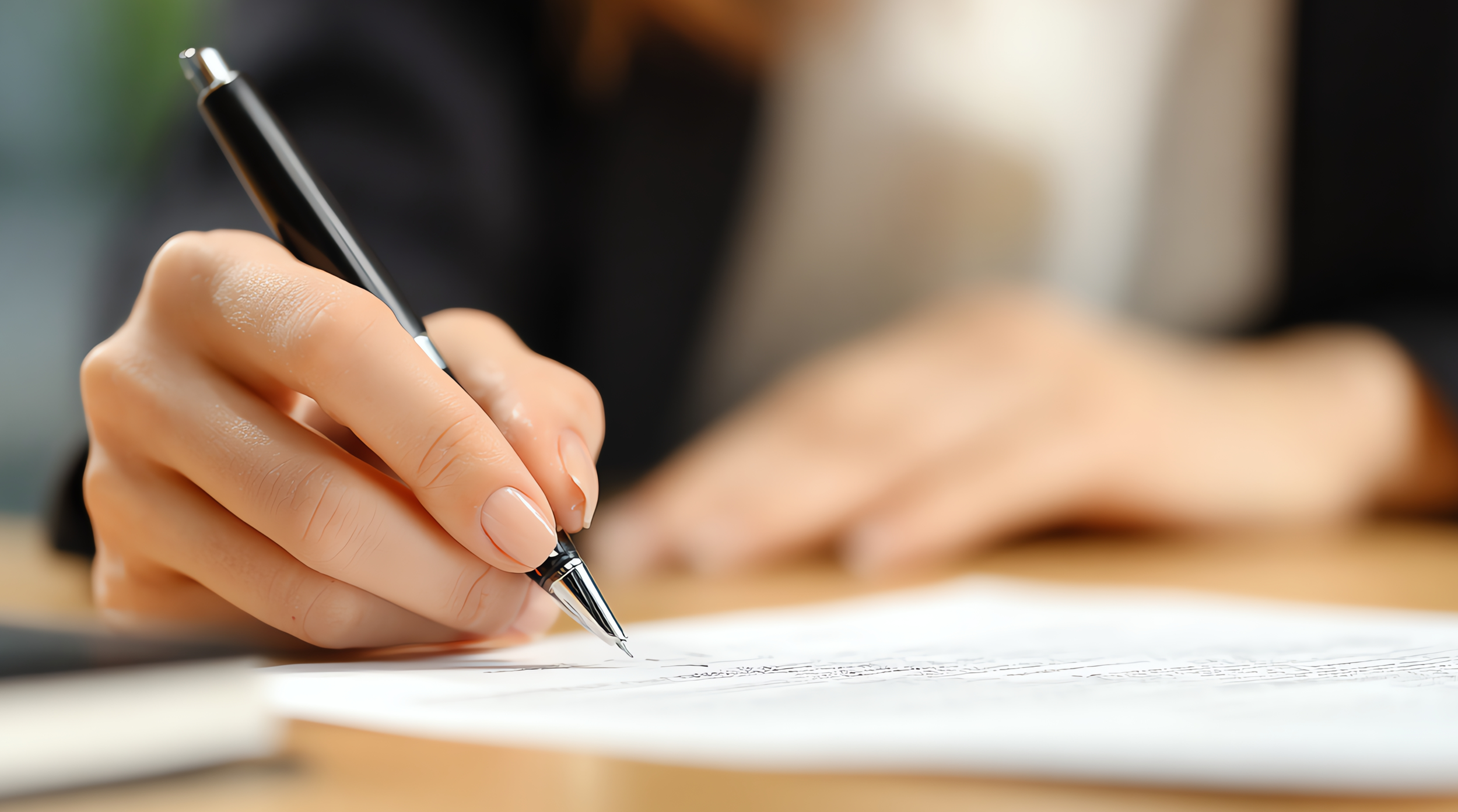 a woman developing a policy