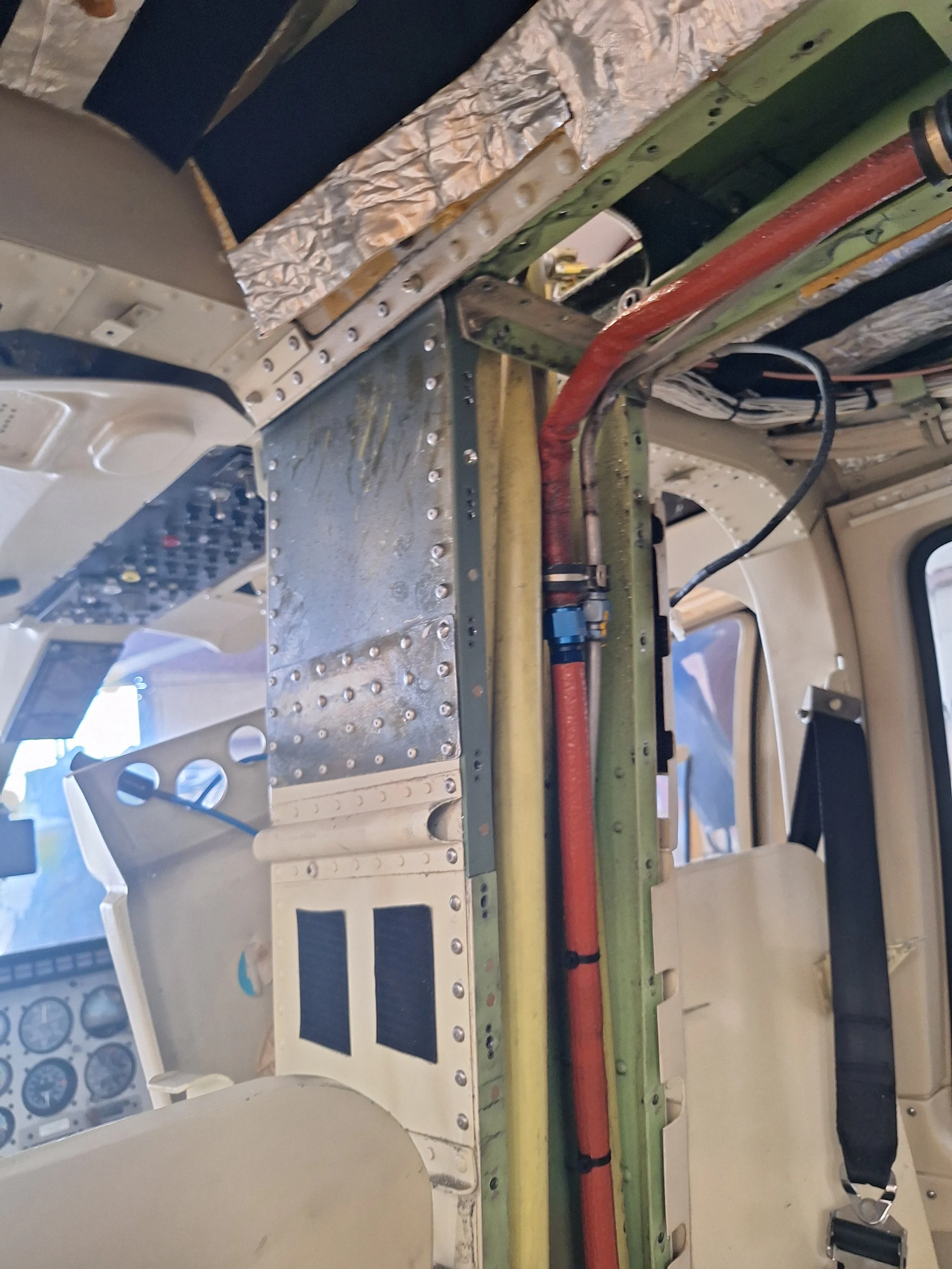 L/H aft stiffener splice repair
