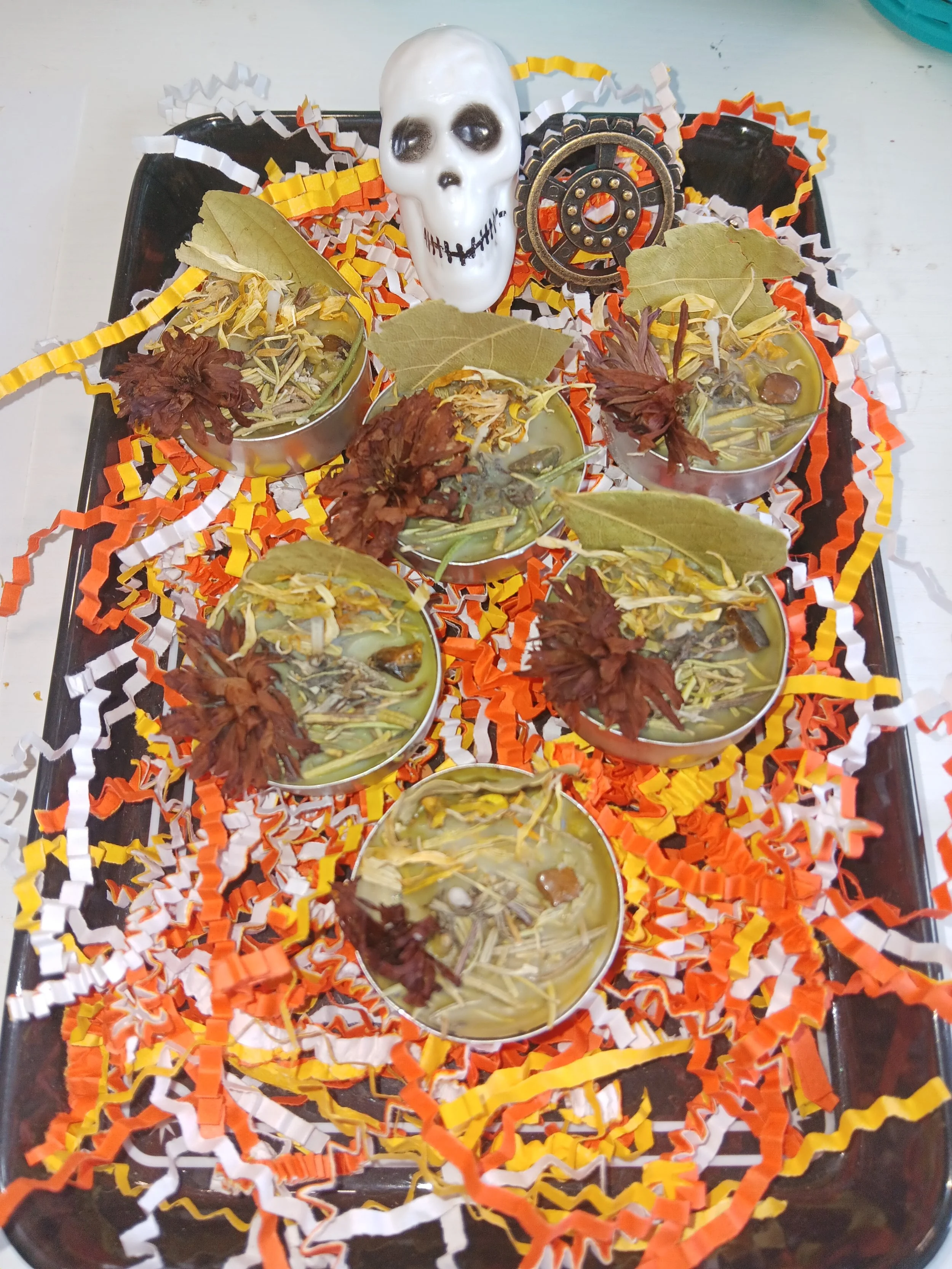 SPIRITS OF SAMHAIN CANDLES (4pk)