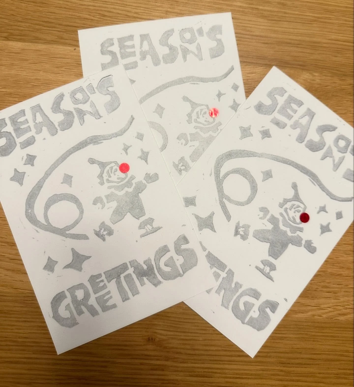 To be mailed&hellip; at some point ✨⛸️✨ (my sparkly nose is coming soon too!)