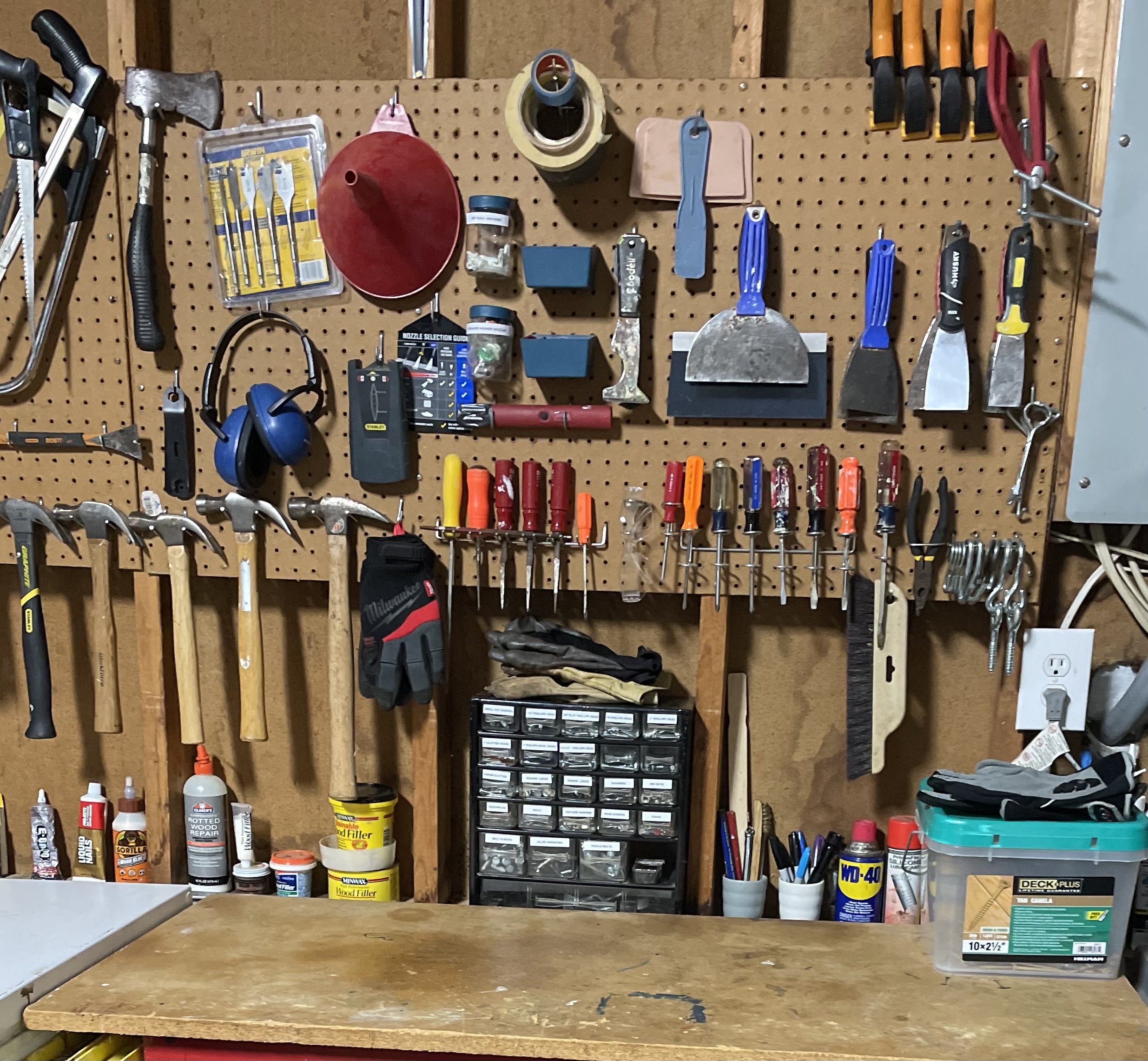 Garage organization raleigh NC, tool pegboard, Triangle NC