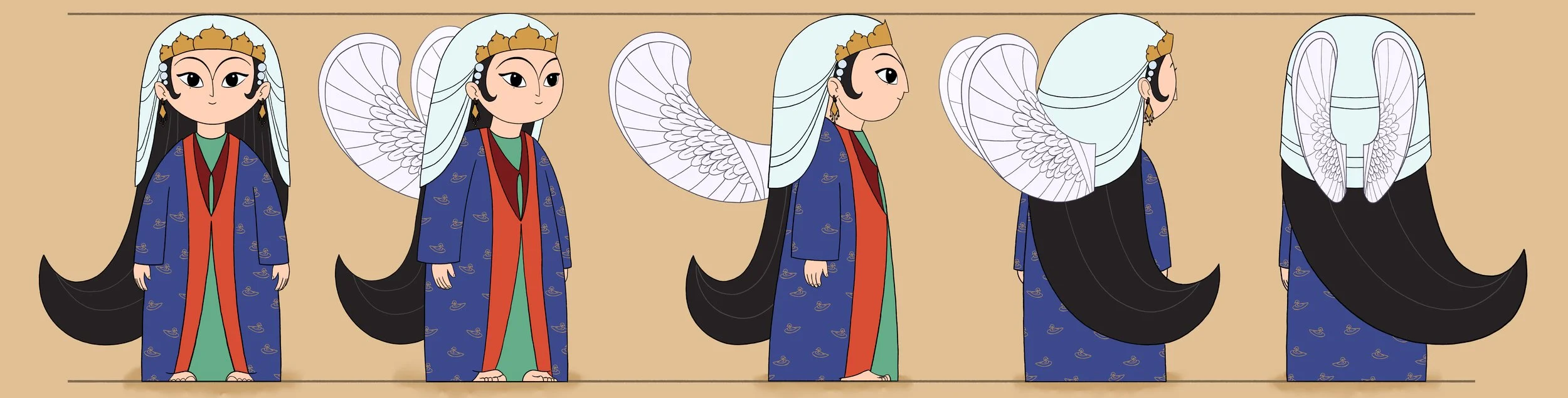 Character rotation sheet for Pari-Mehr