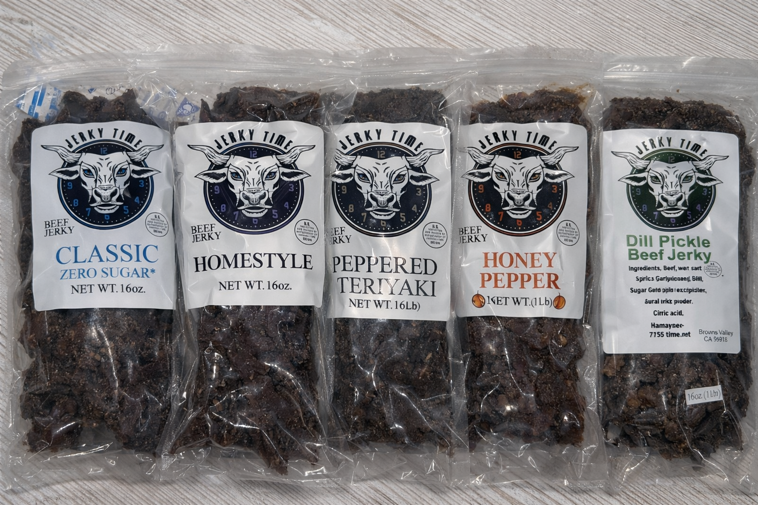 Jerky Time 16oz Bags