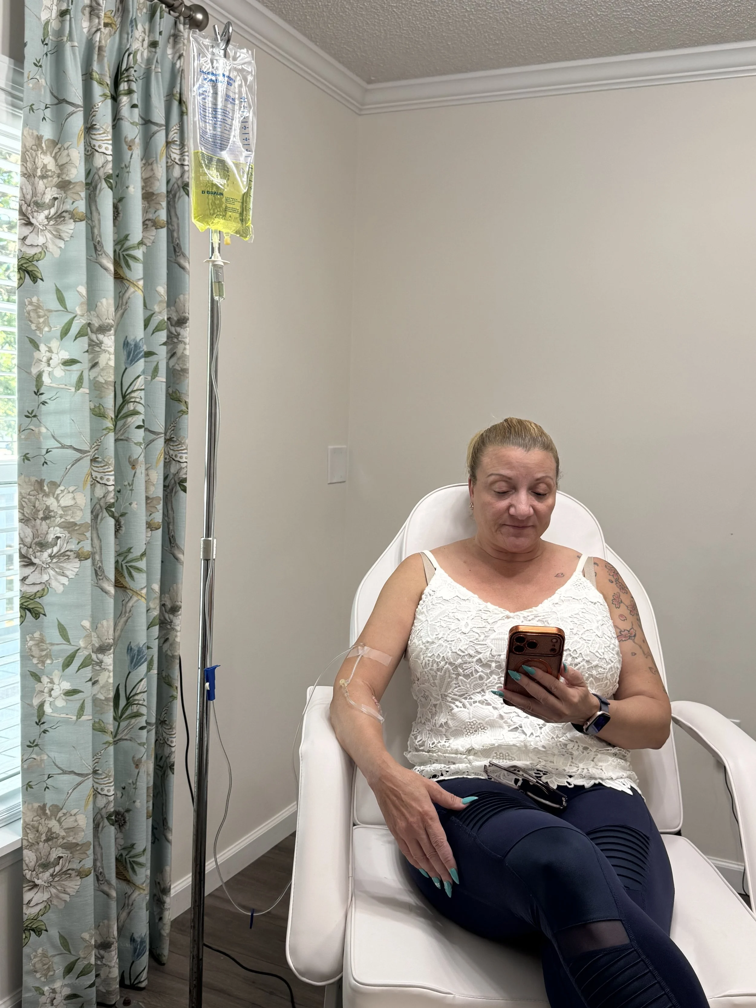 IV therapy to improve health outcomes.