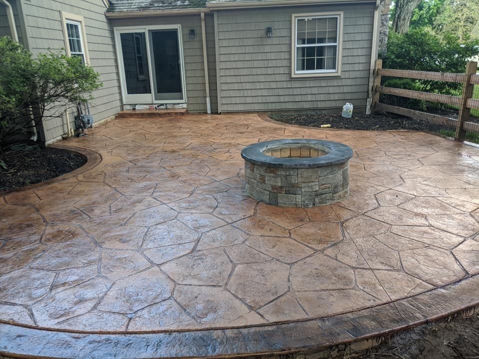 concrete slabs, driveway, patios, etc