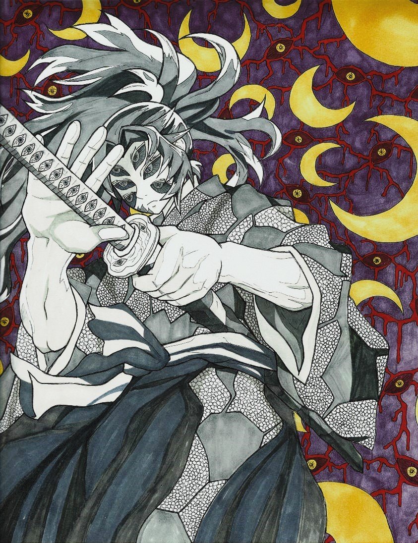 Demon Slayer - Kokushibo (Upper Moon 1) Print
