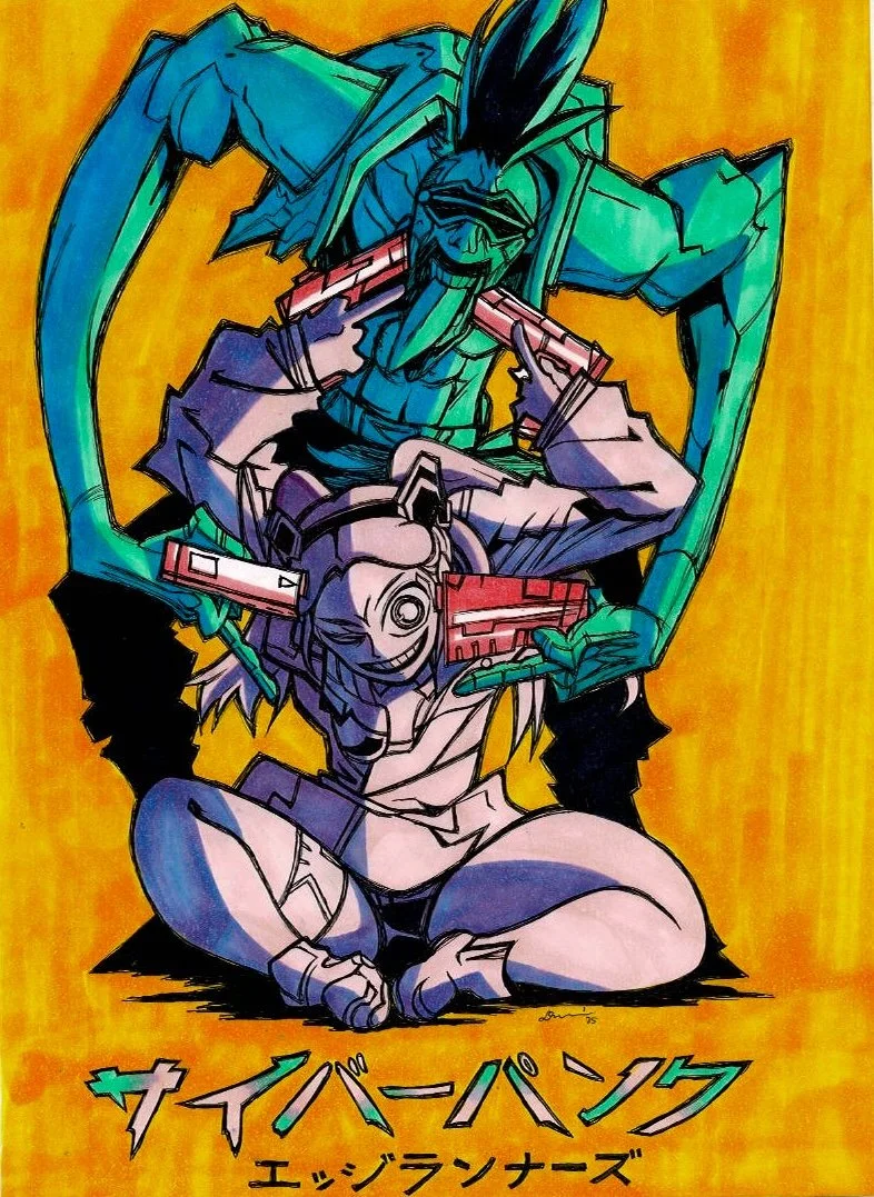 Cyberpunk Edgerunners - Rebecca and Pilar Print