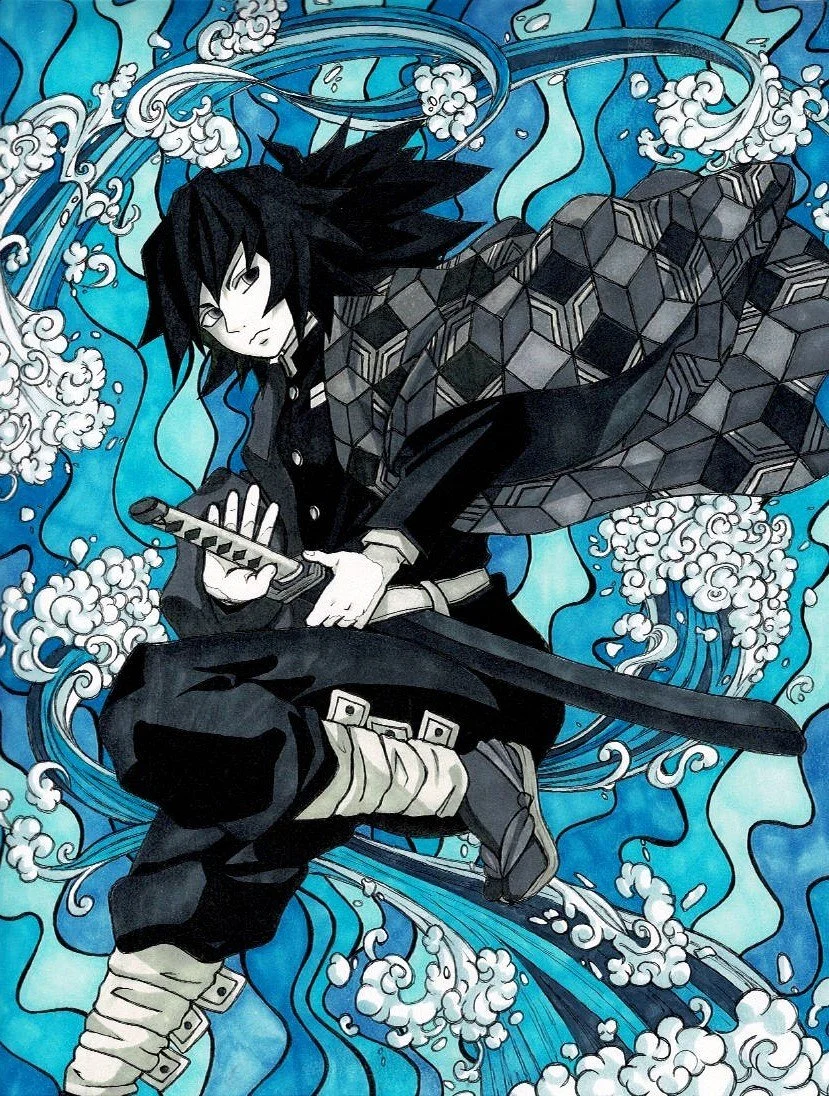 Demon Slayer - Tomioka Giyuu Print