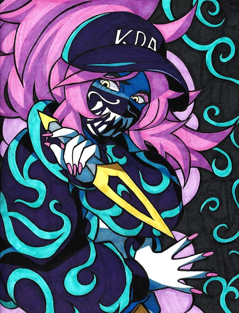 League of Legends - KDA Akali Print