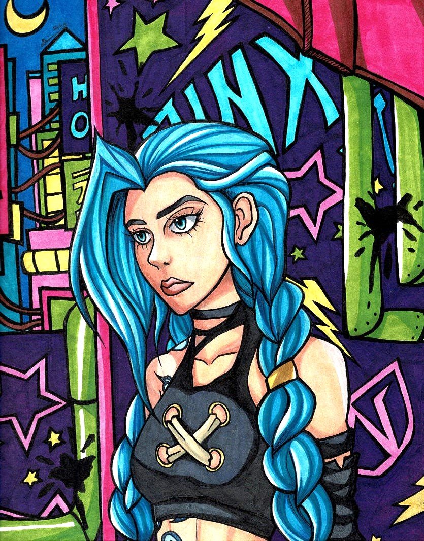 League of Legends - Jinx Print