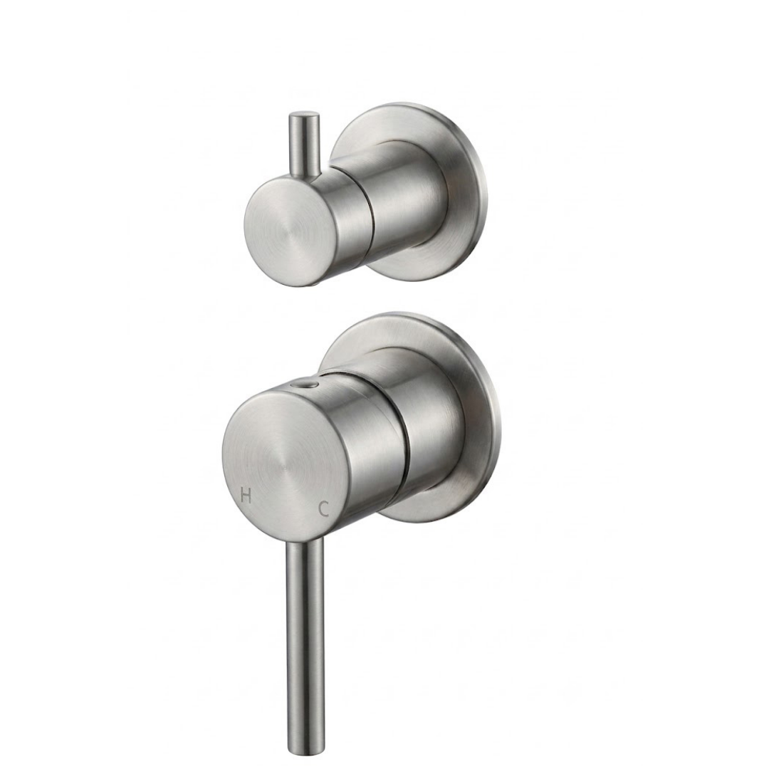 Palm Diverter Kit Brushed Stainless