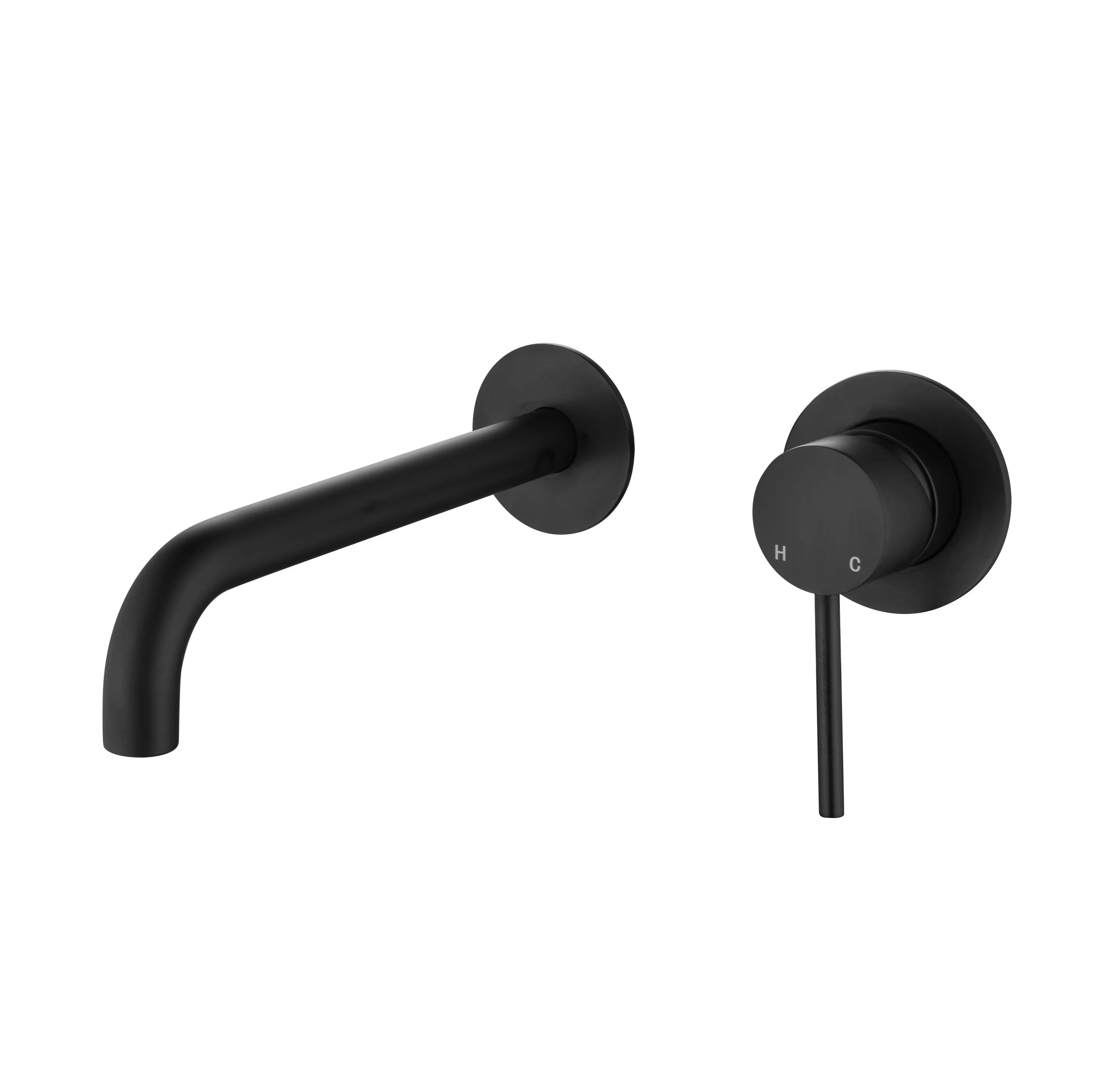 Palm Basin/Bath Wall Set Kit Black